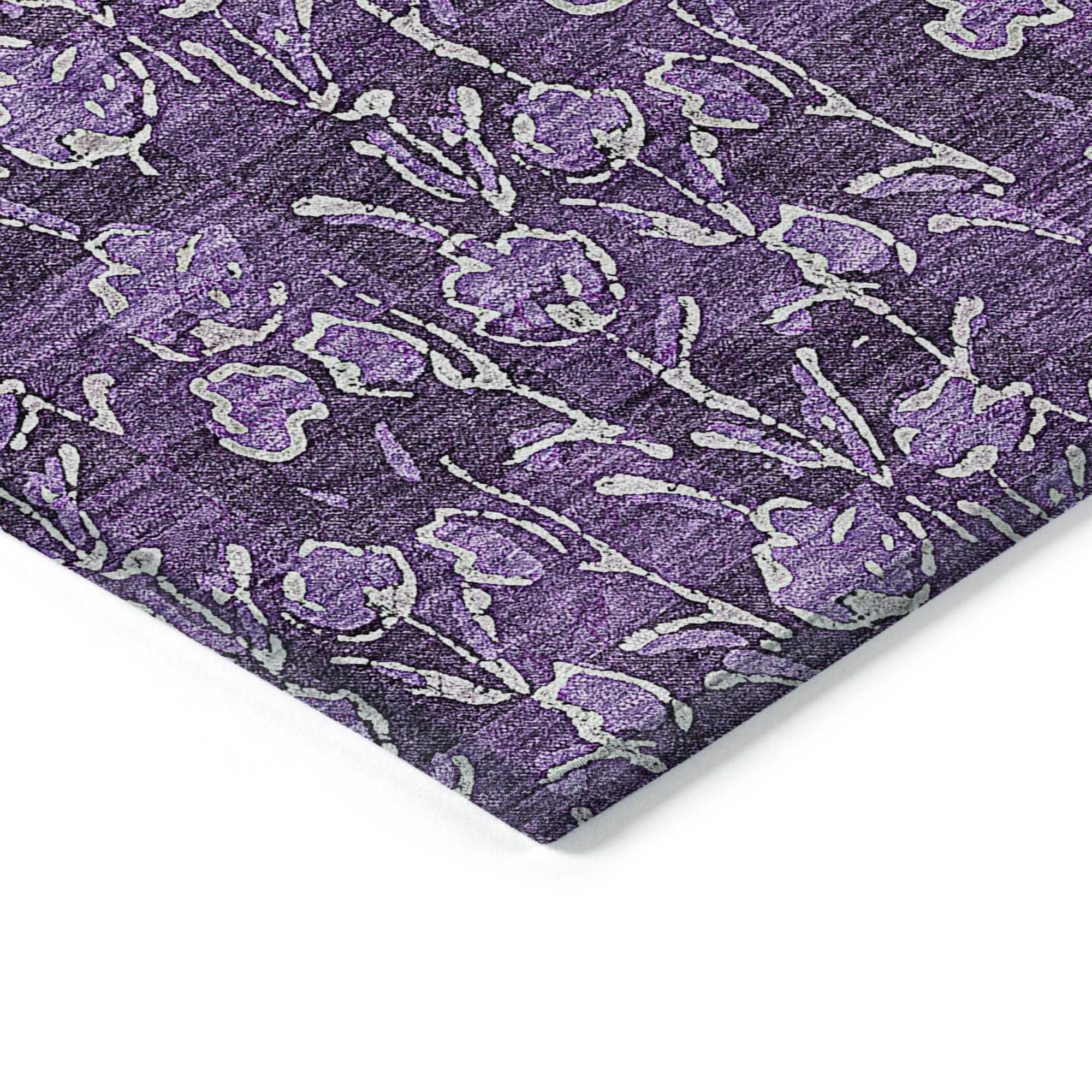 Machine Made ACN692 Purple  Rugs #color_purple 