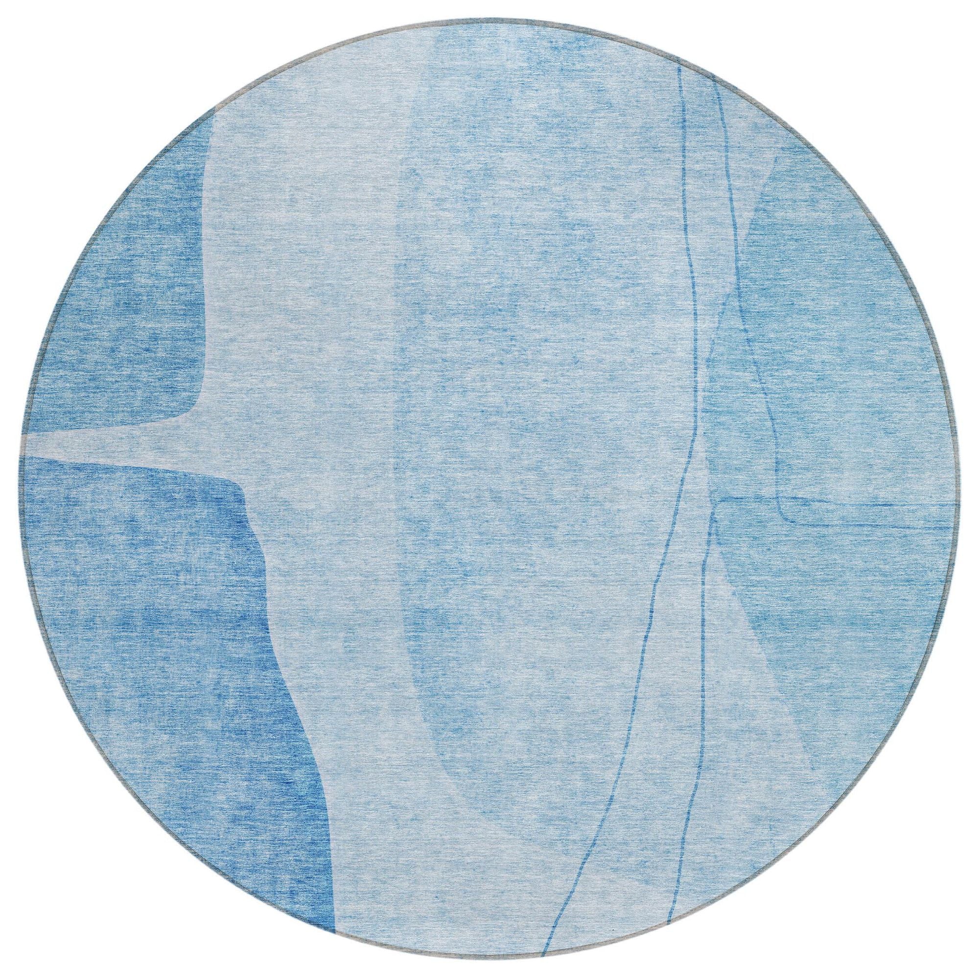 Machine Made ACN696 Blue  Rugs #color_blue 