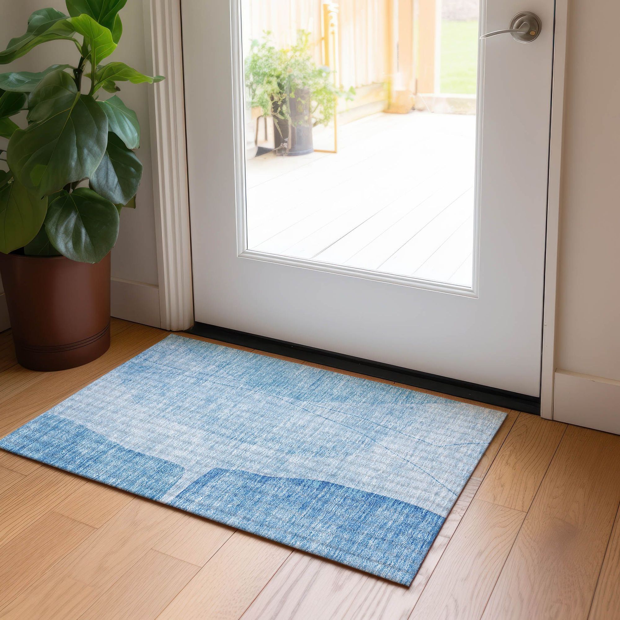 Machine Made ACN696 Blue  Rugs #color_blue 