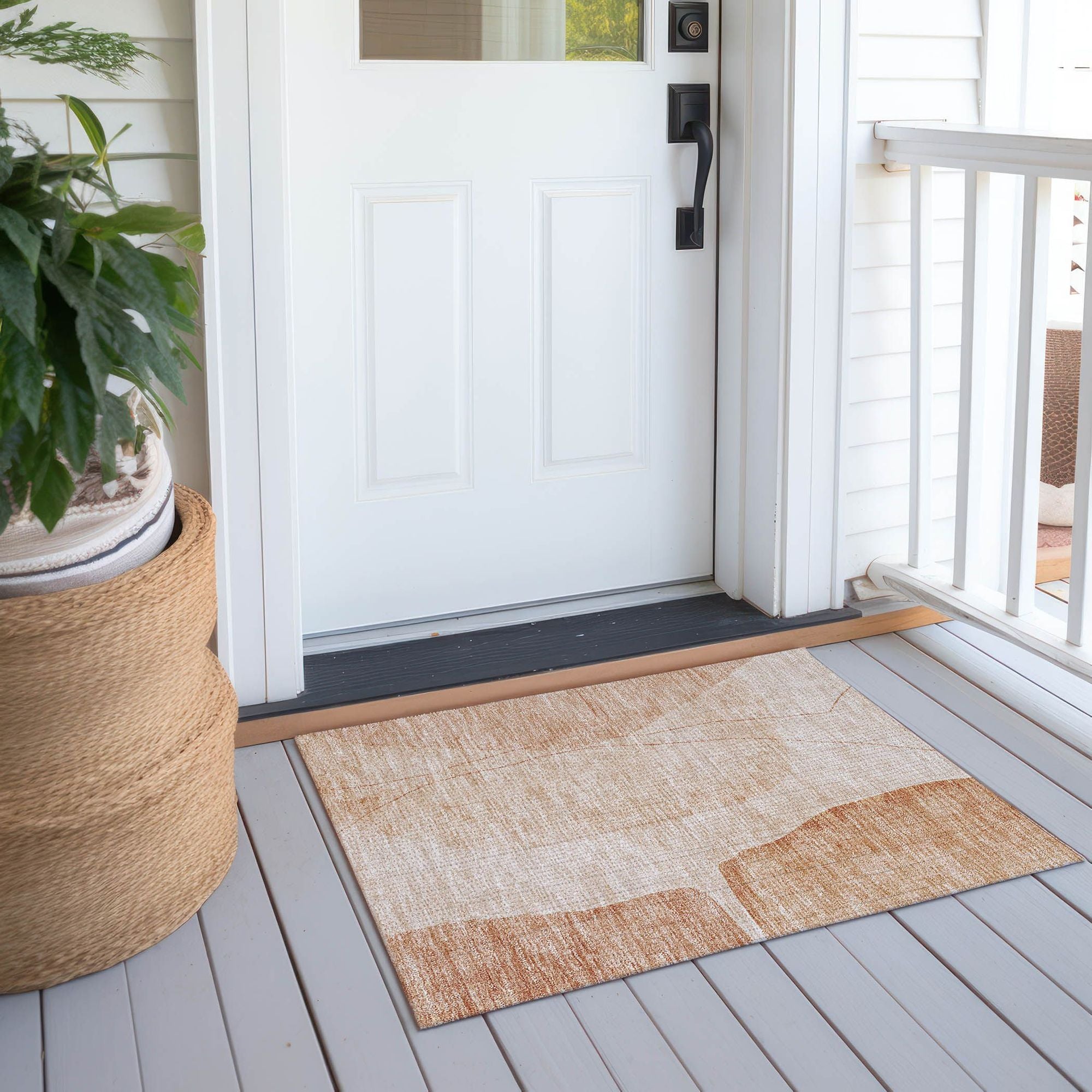 Machine Made ACN696 Terracotta Orange Rugs #color_terracotta orange