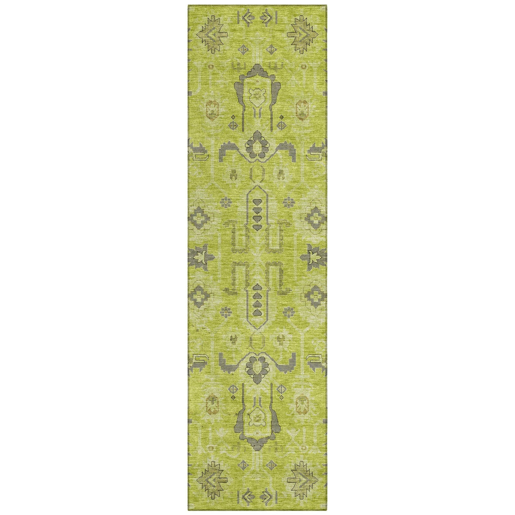 Machine Made ACN697 Aloe Green Rugs #color_aloe green