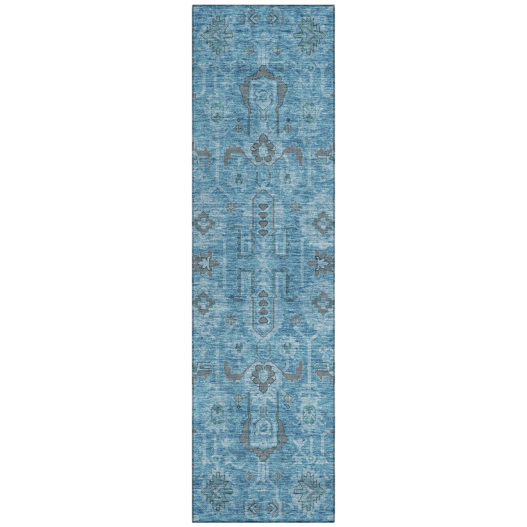 Machine Made ACN697 Blue  Rugs #color_blue 