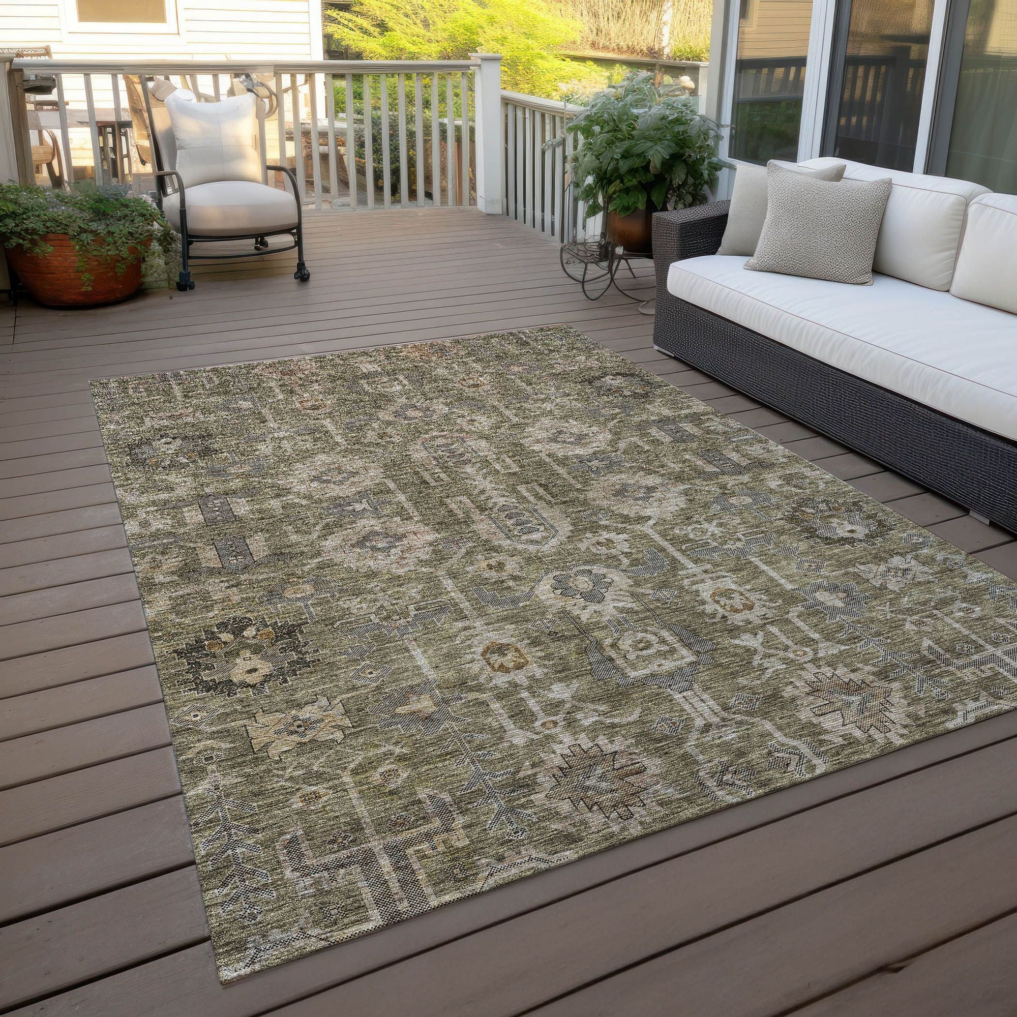 Machine Made ACN697 Brown  Rugs #color_brown 