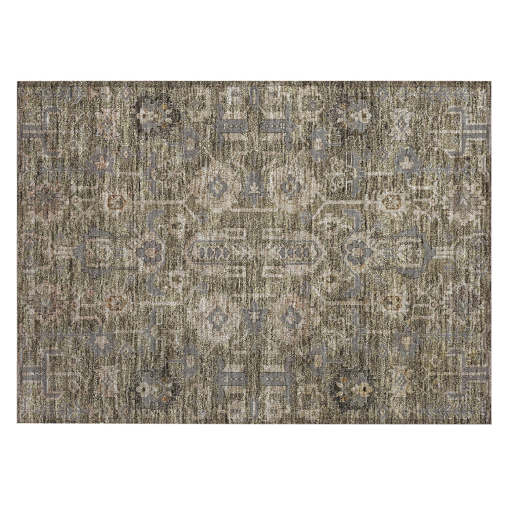 Machine Made ACN697 Brown  Rugs #color_brown 