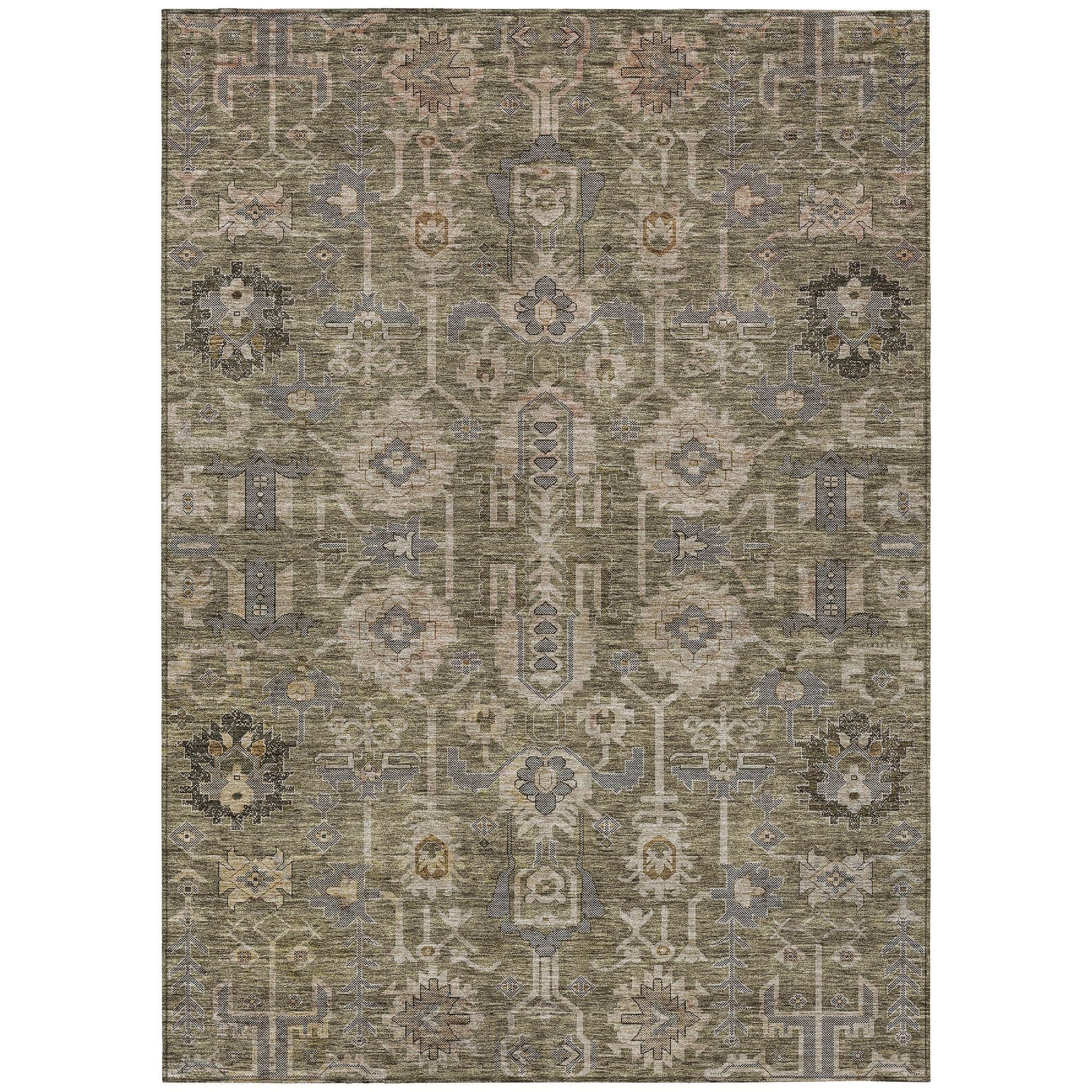 Machine Made ACN697 Brown  Rugs #color_brown 