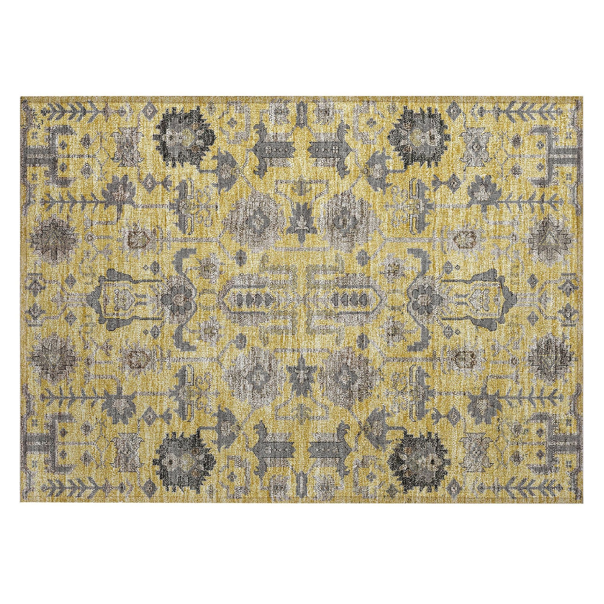 Machine Made ACN697 Honey Gold Rugs #color_honey gold