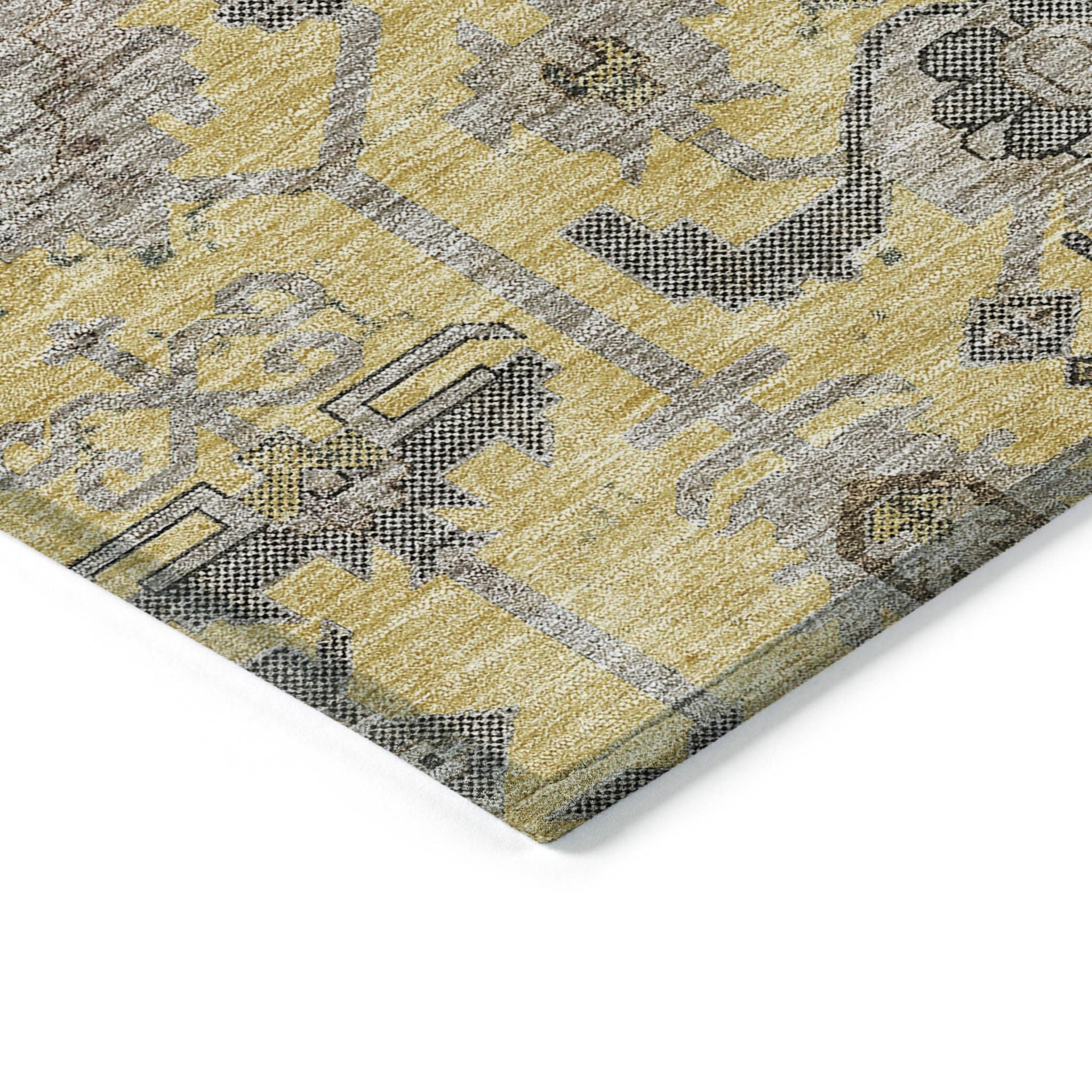 Machine Made ACN697 Honey Gold Rugs #color_honey gold