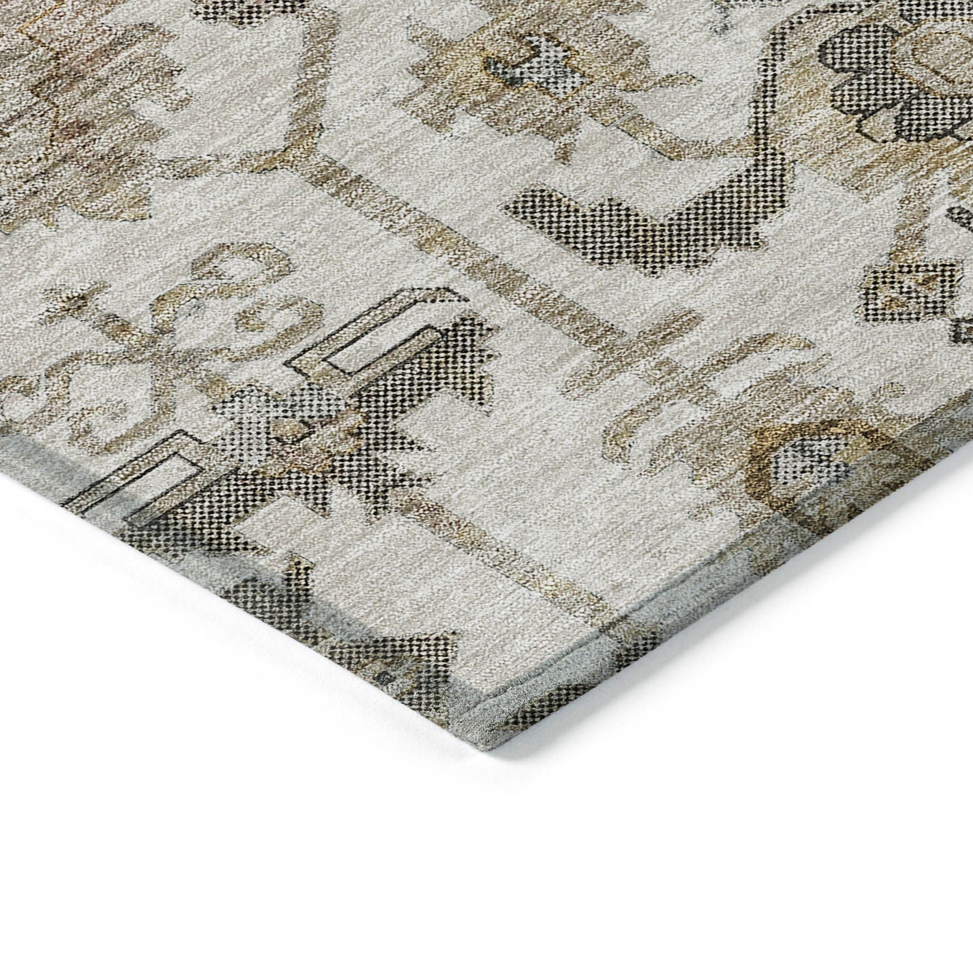 Machine Made ACN697 Ivory  Rugs #color_ivory 