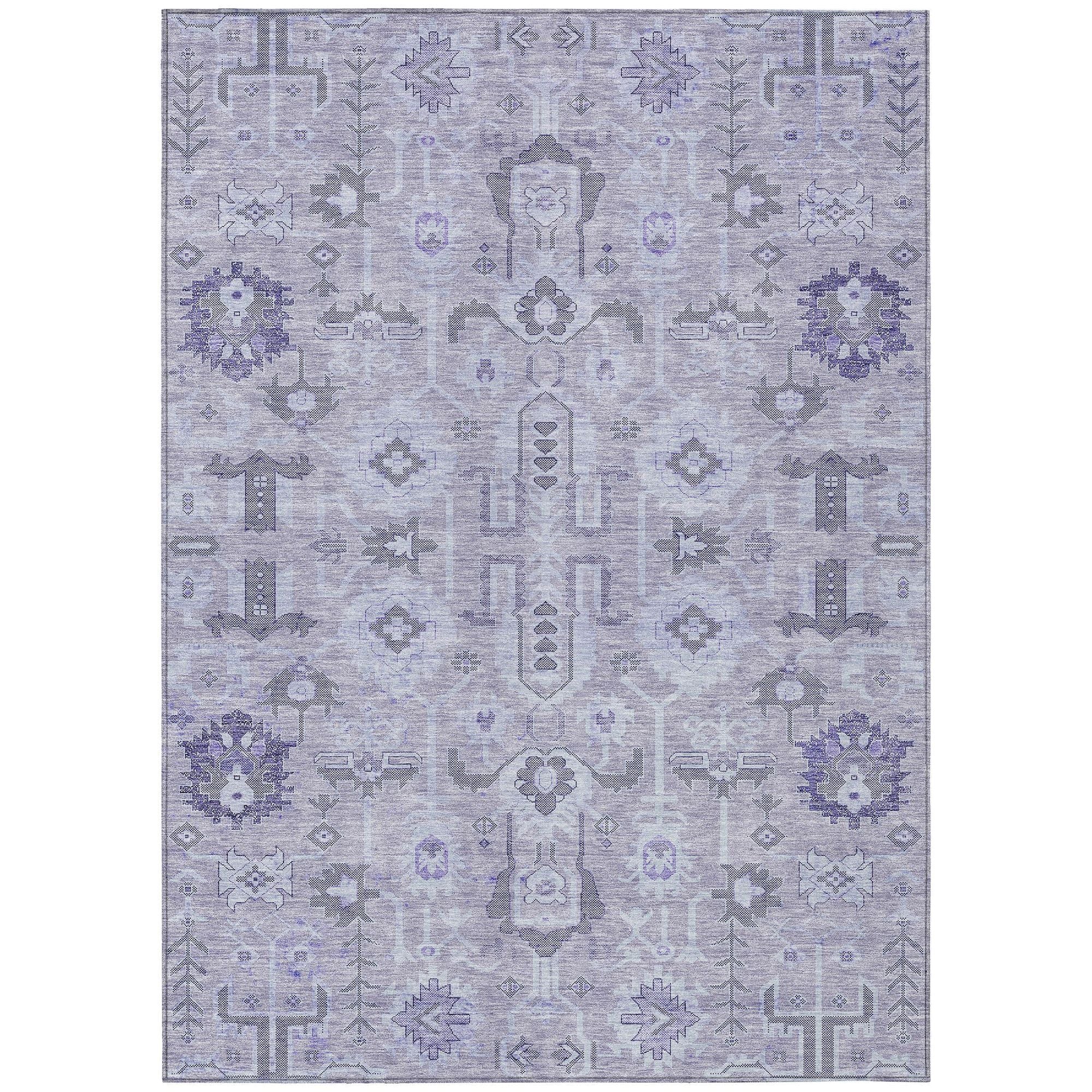 Machine Made ACN697 Lavender Purple Rugs #color_lavender purple