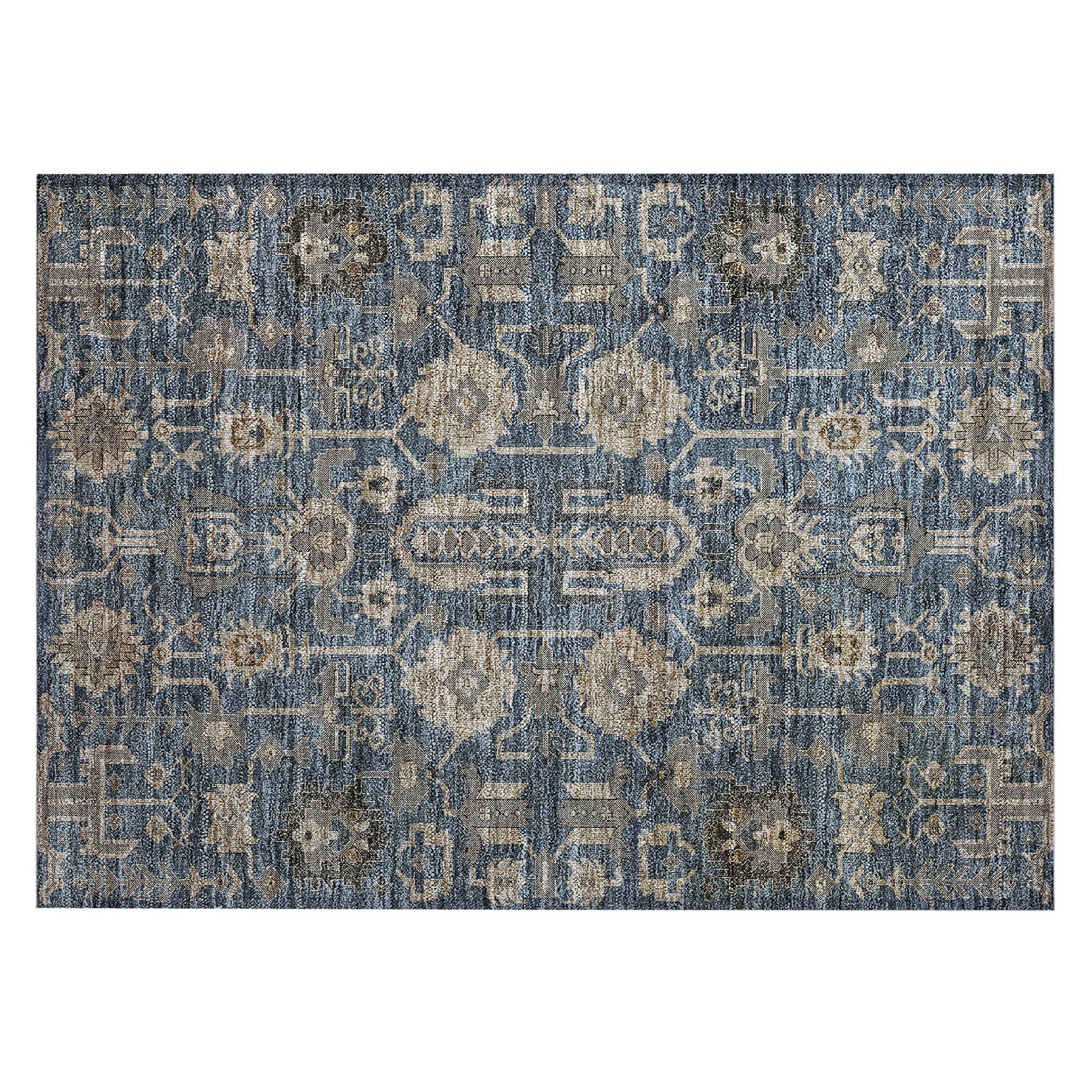 Machine Made ACN697 Navy Blue Rugs #color_navy blue