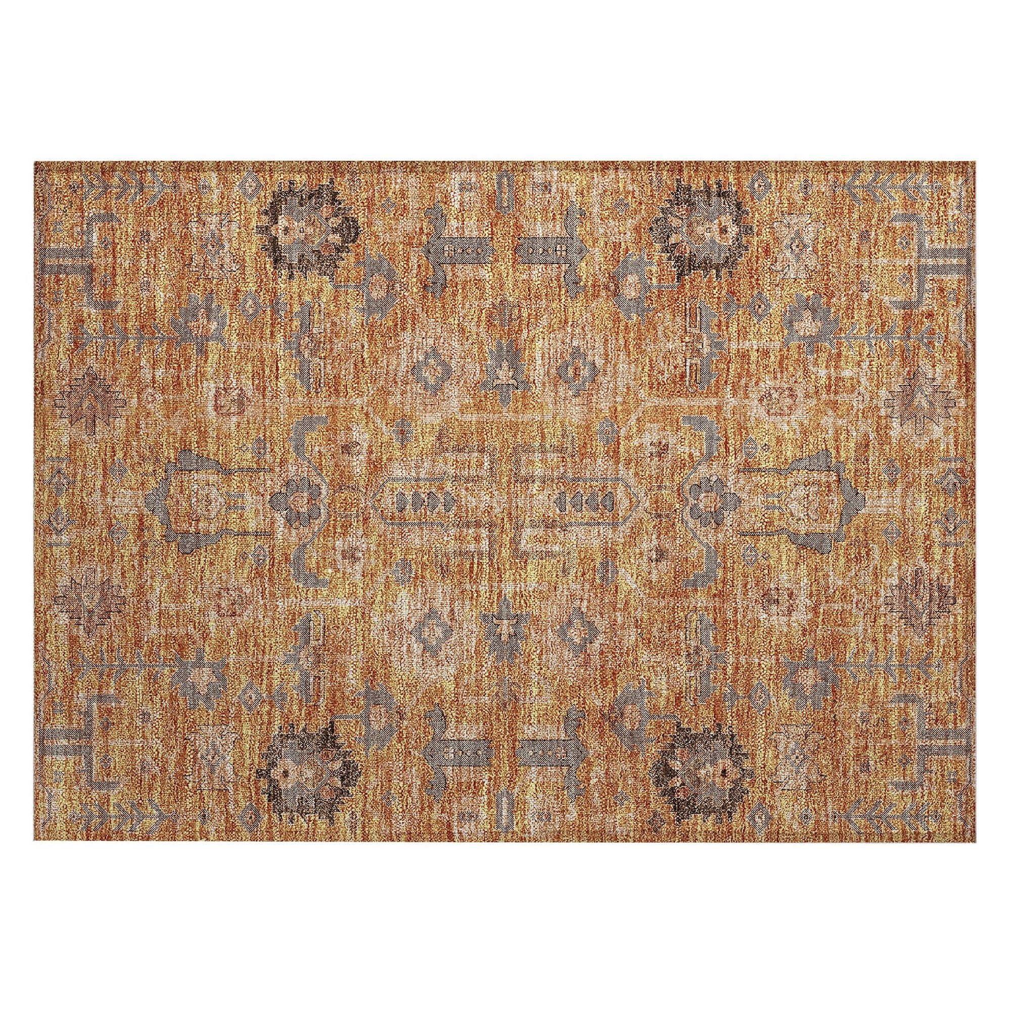 Machine Made ACN697 Terracotta Orange Rugs #color_terracotta orange