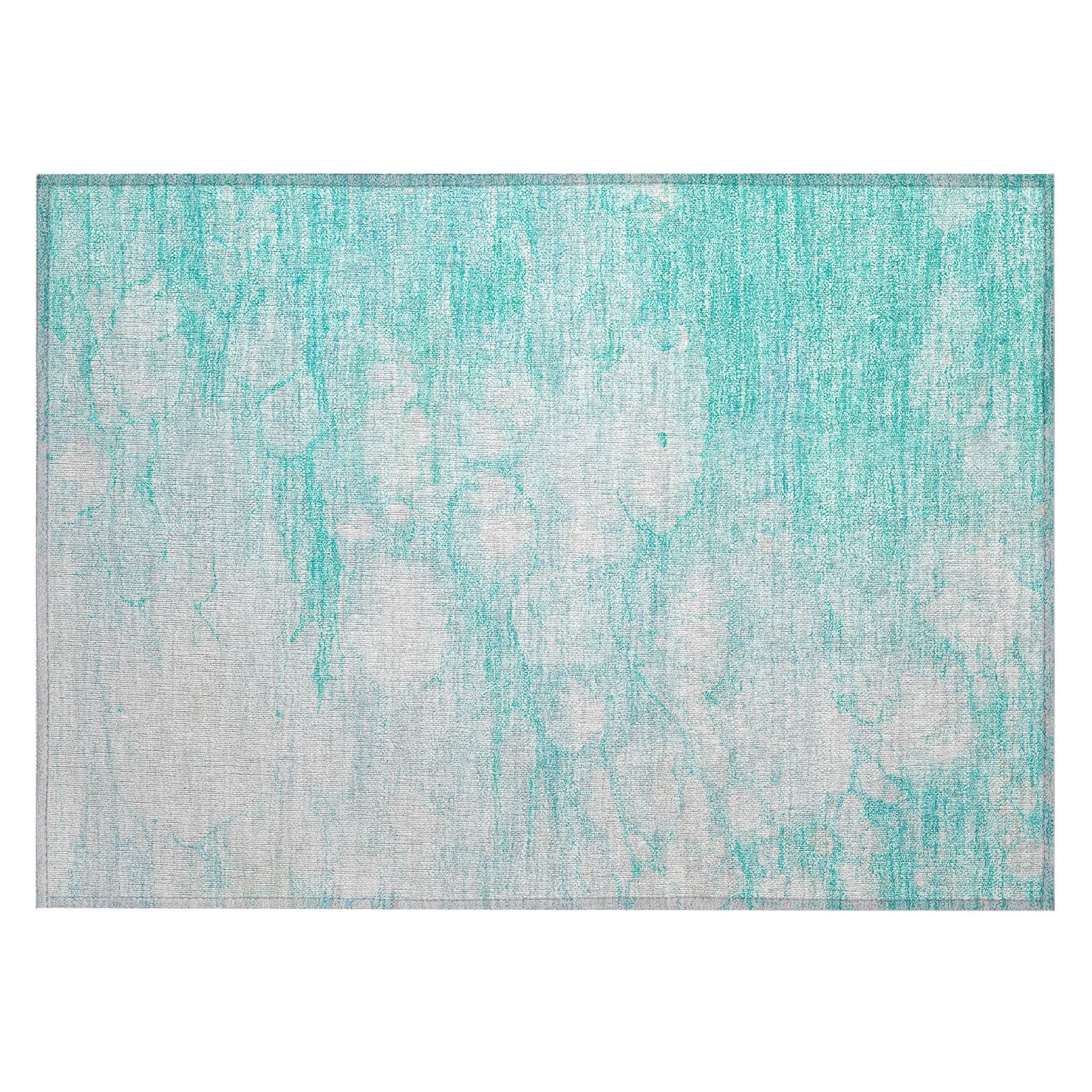 Machine Made ACN699 Aqua Teal Rugs #color_aqua teal