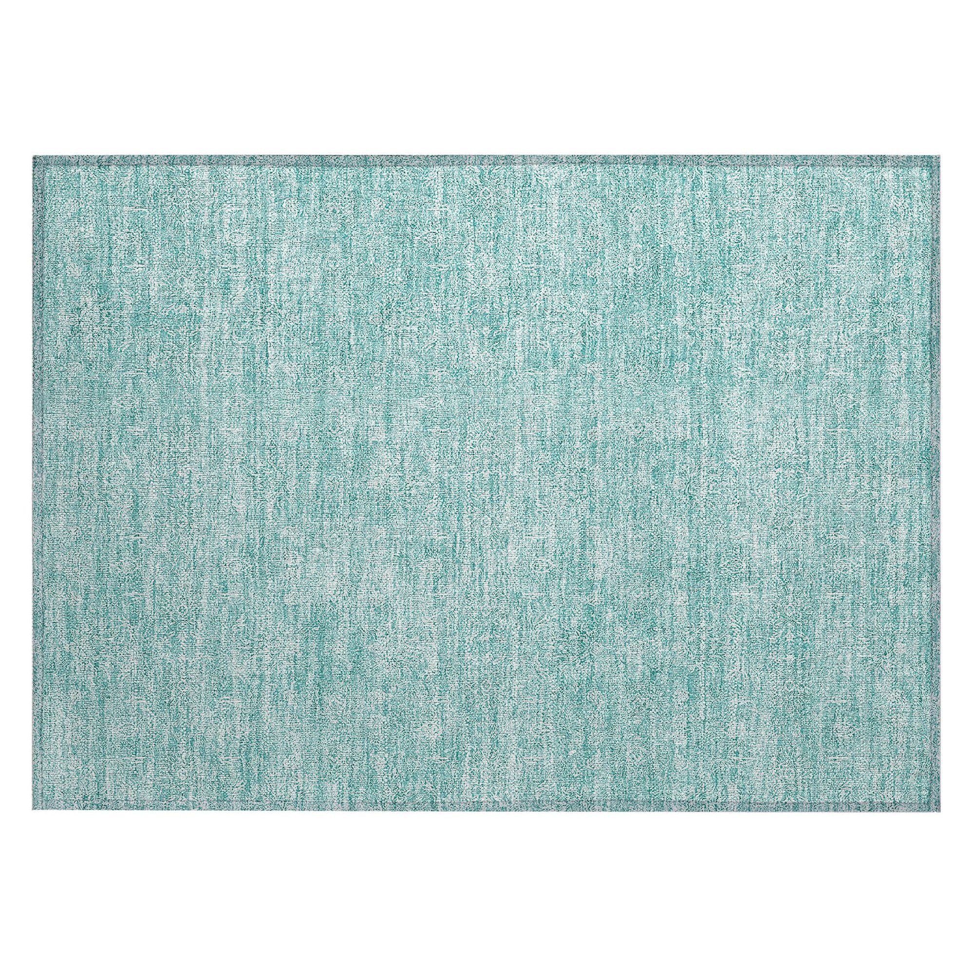 Machine Made ACN703 Aqua Teal Rugs #color_aqua teal