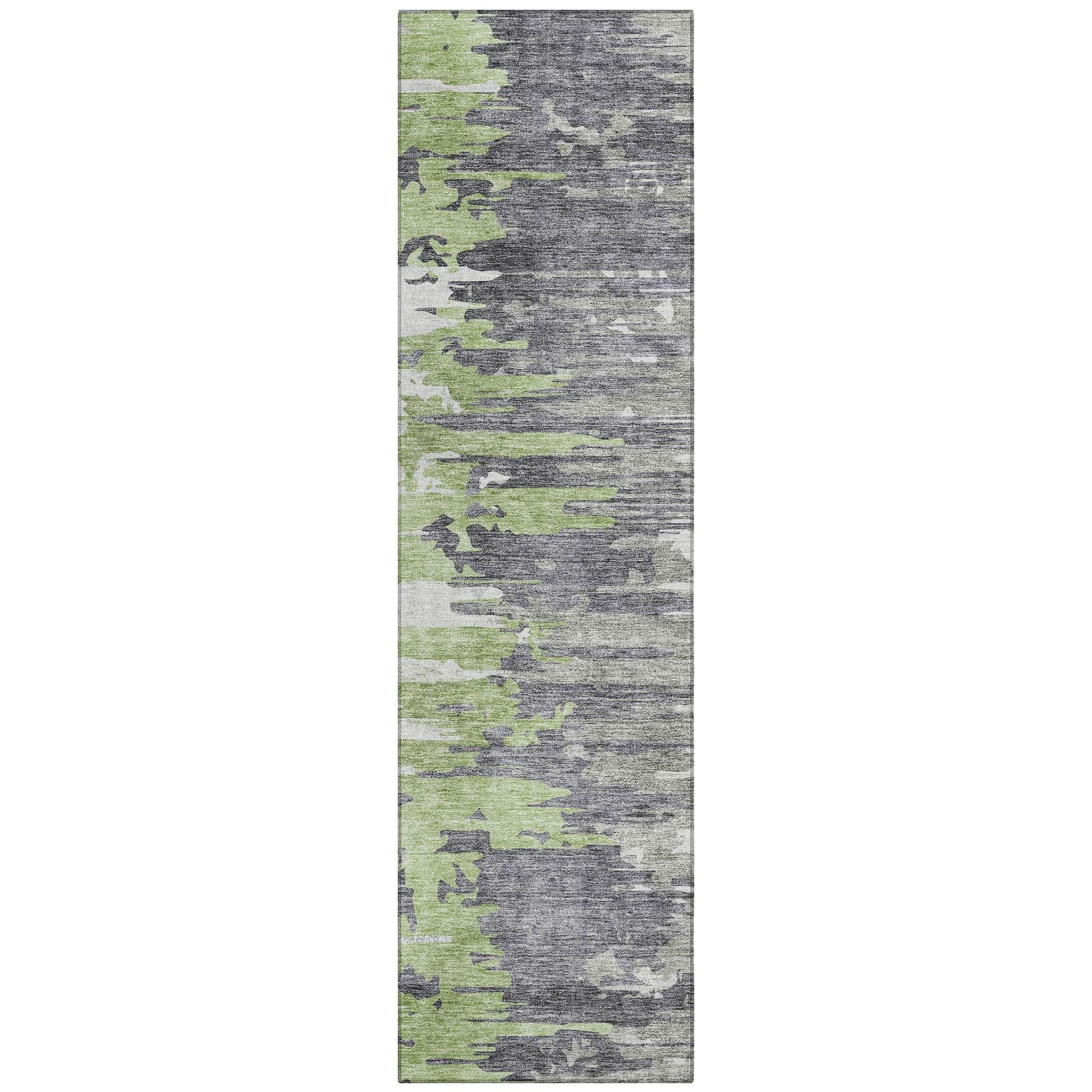 Machine Made ACN704 Green  Rugs #color_green 