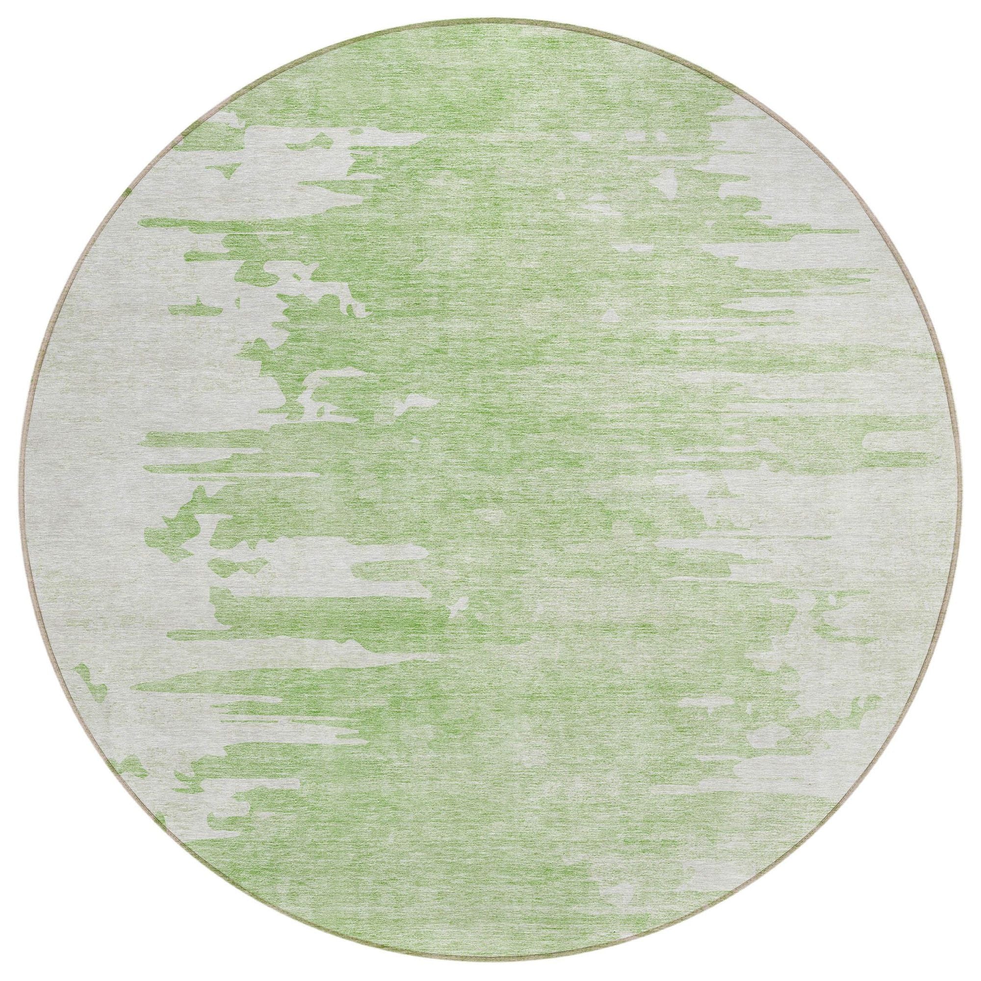 Machine Made ACN705 Aloe Green Rugs #color_aloe green