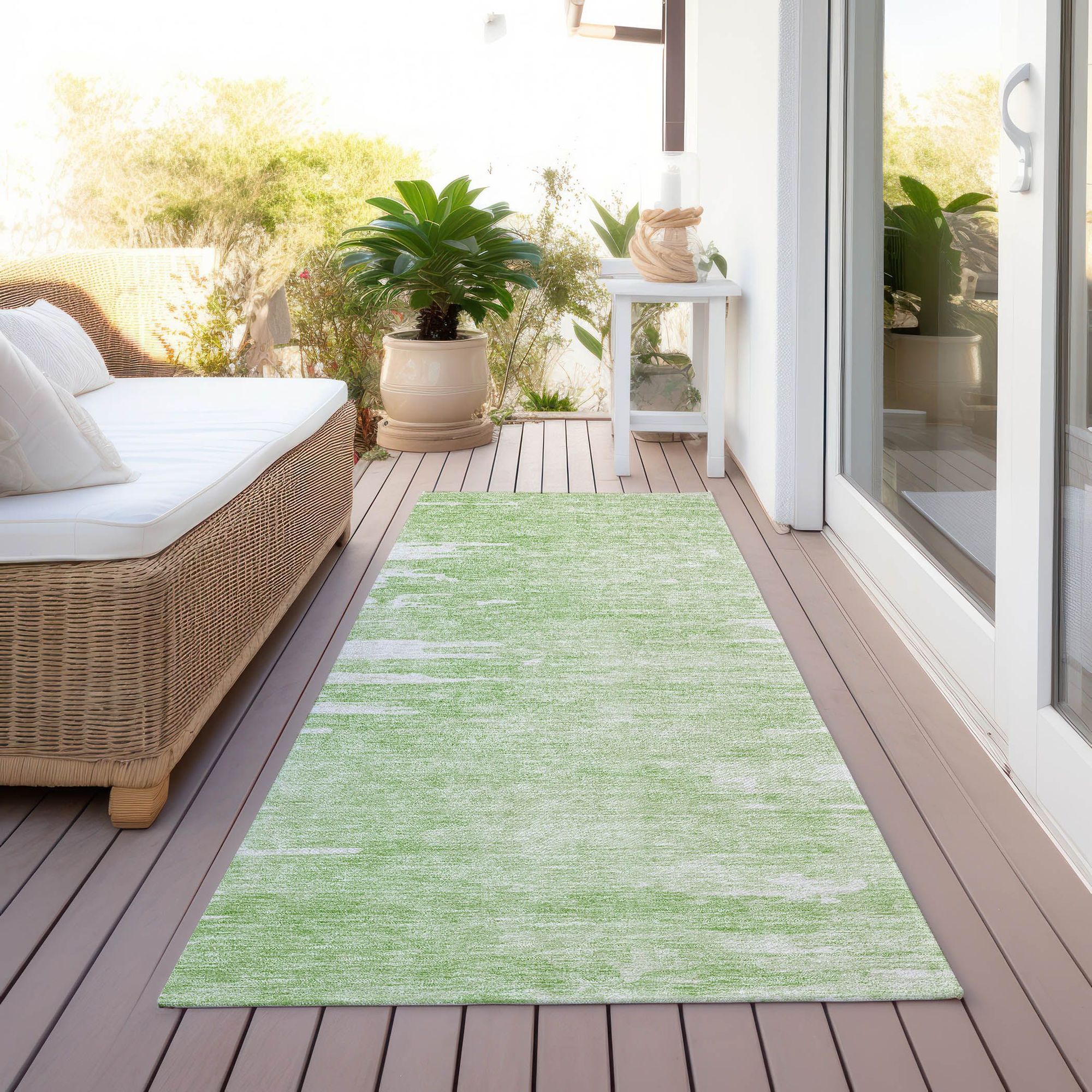 Machine Made ACN705 Aloe Green Rugs #color_aloe green