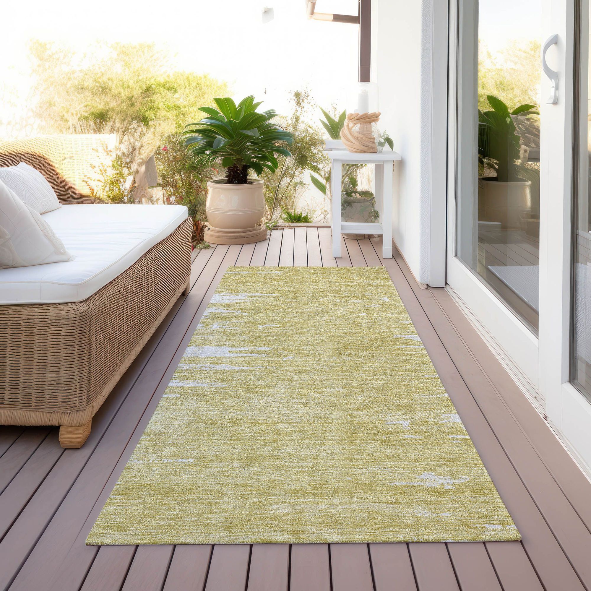 Machine Made ACN705 Gold  Rugs #color_gold 