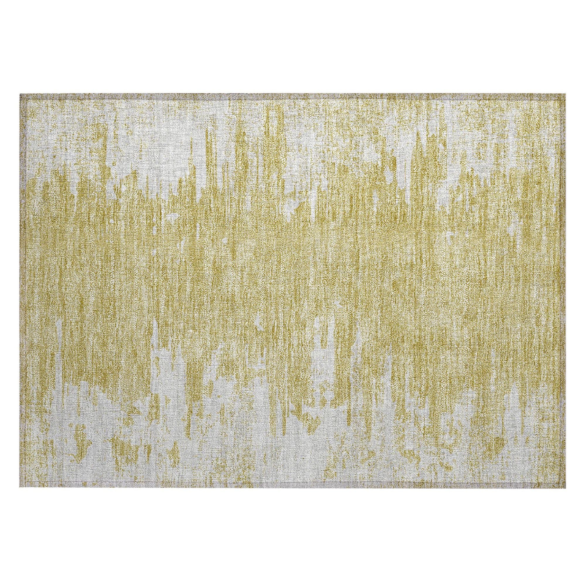 Machine Made ACN705 Gold  Rugs #color_gold 