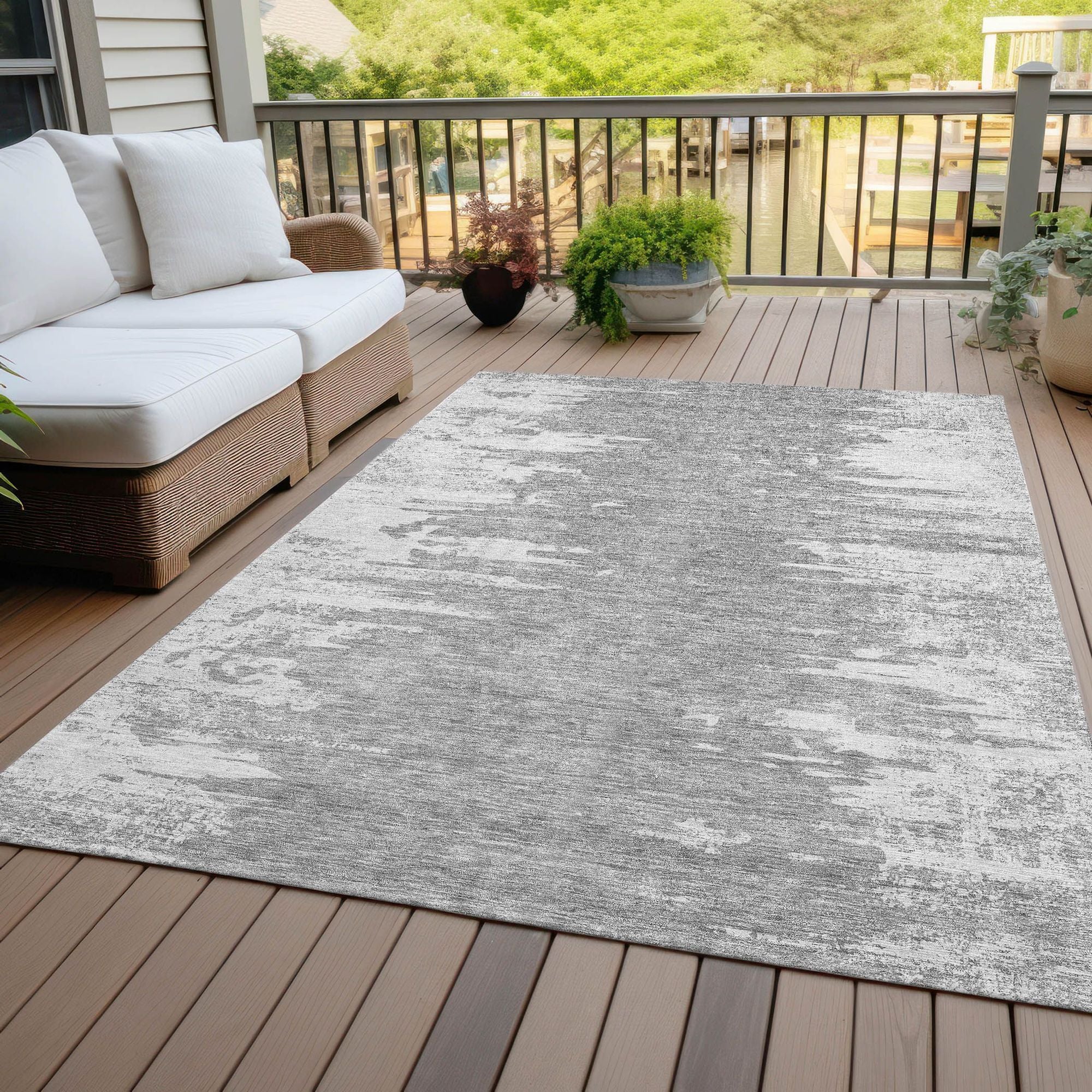 Machine Made ACN705 Silver Gray Rugs #color_silver gray