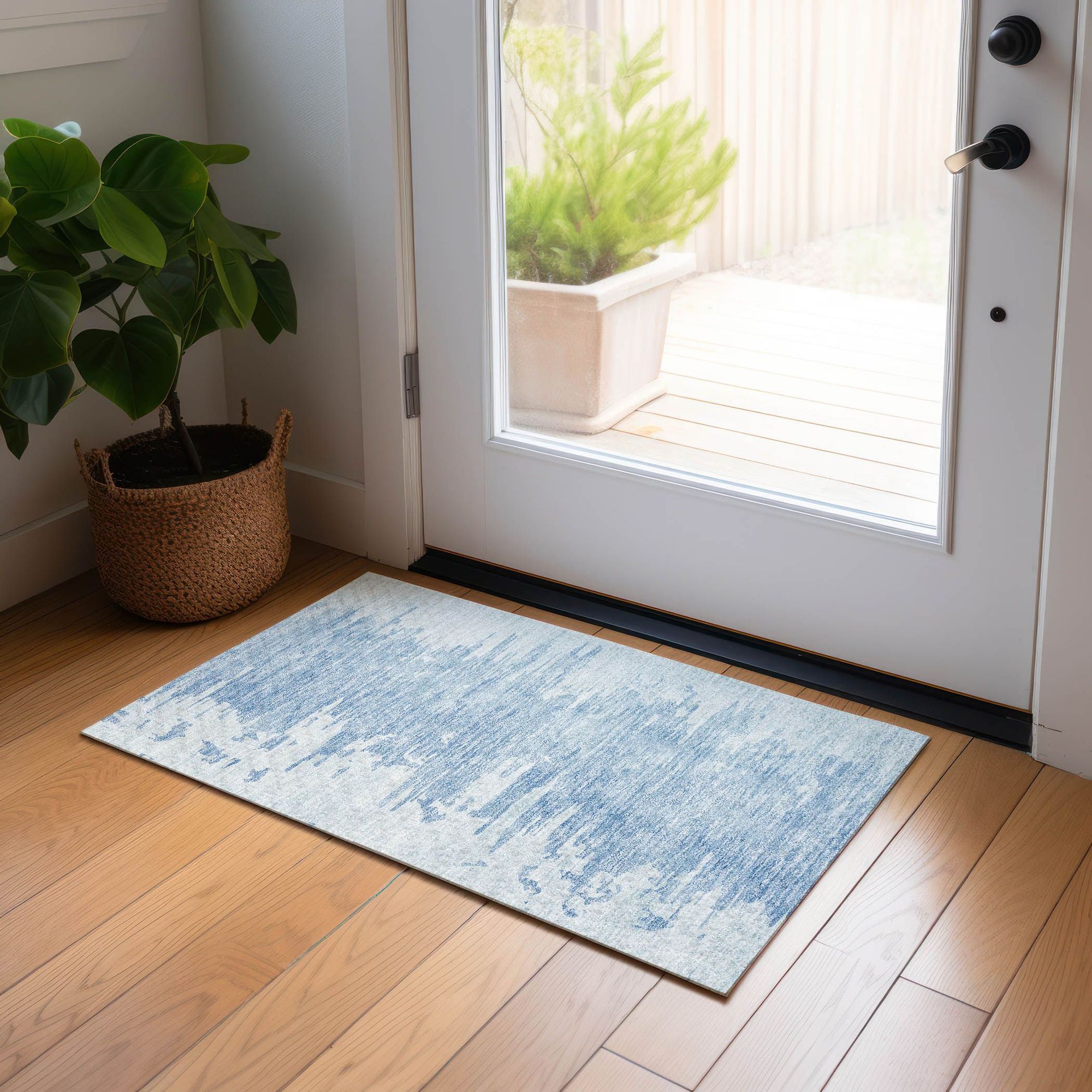 Machine Made ACN705 Sky Blue Rugs #color_sky blue