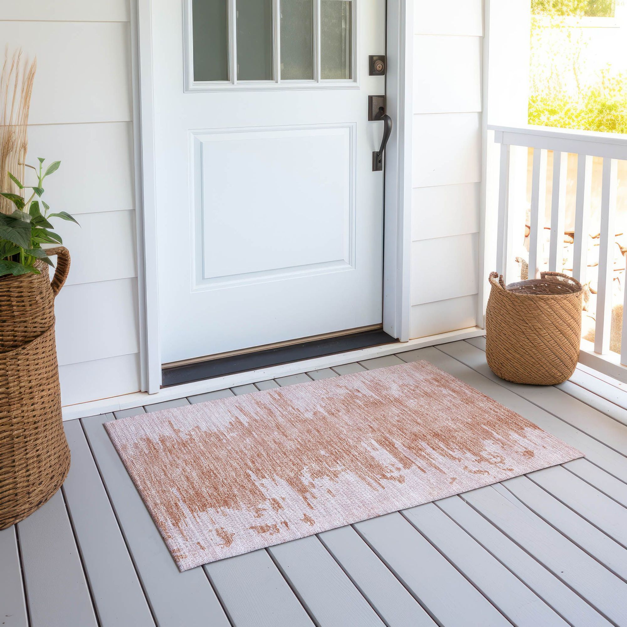 Machine Made ACN705 Terracotta Orange Rugs #color_terracotta orange