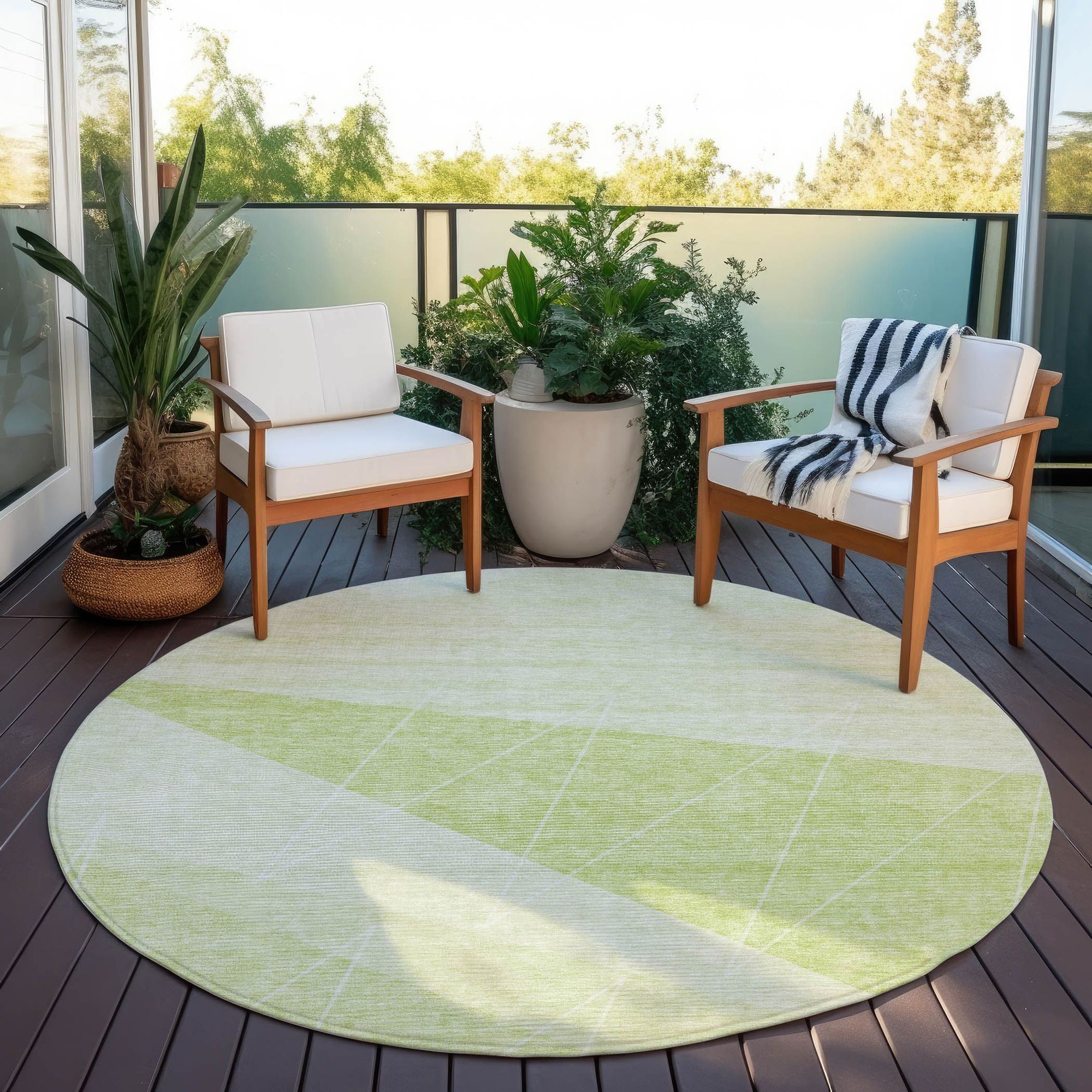 Machine Made ACN706 Aloe Green Rugs #color_aloe green