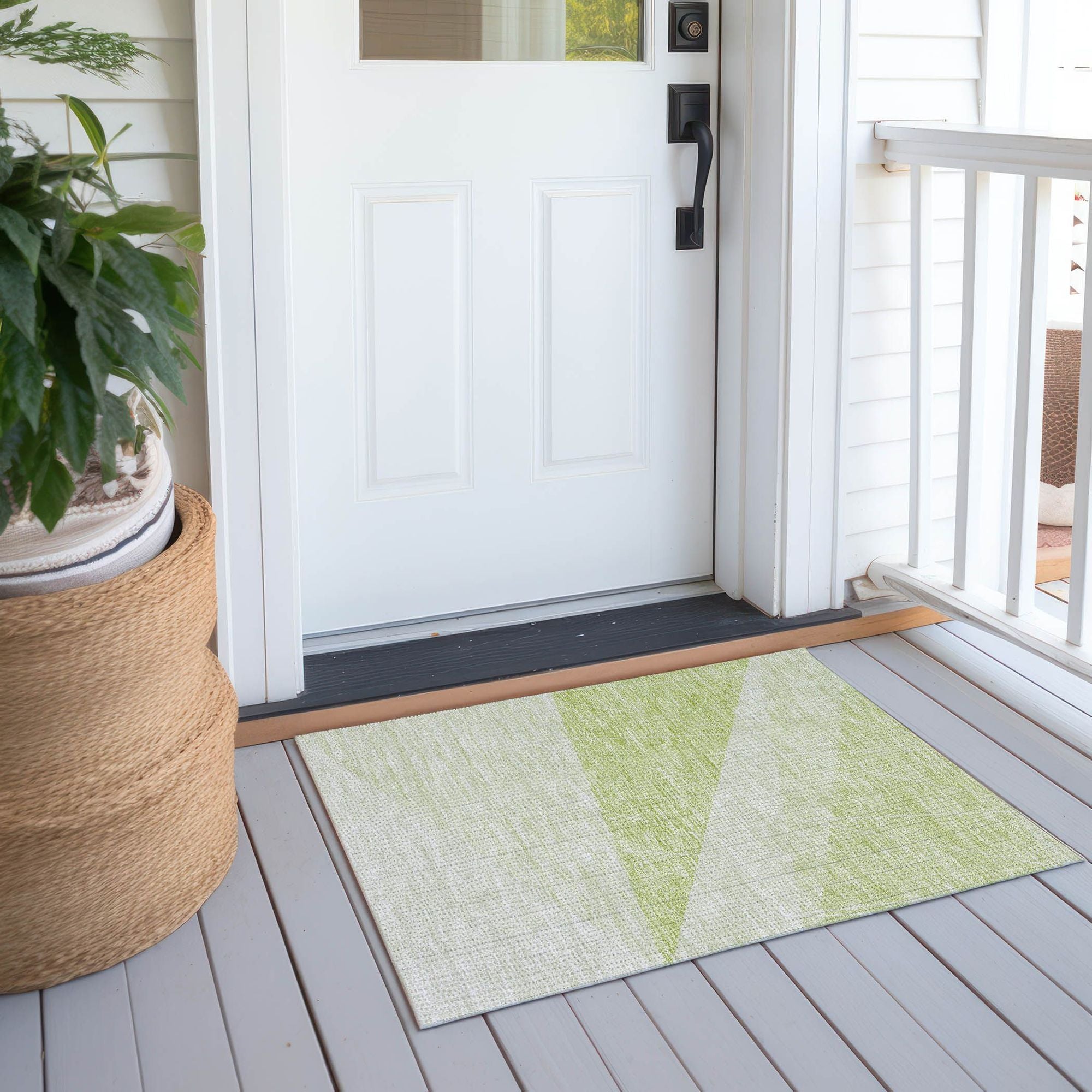 Machine Made ACN706 Aloe Green Rugs #color_aloe green