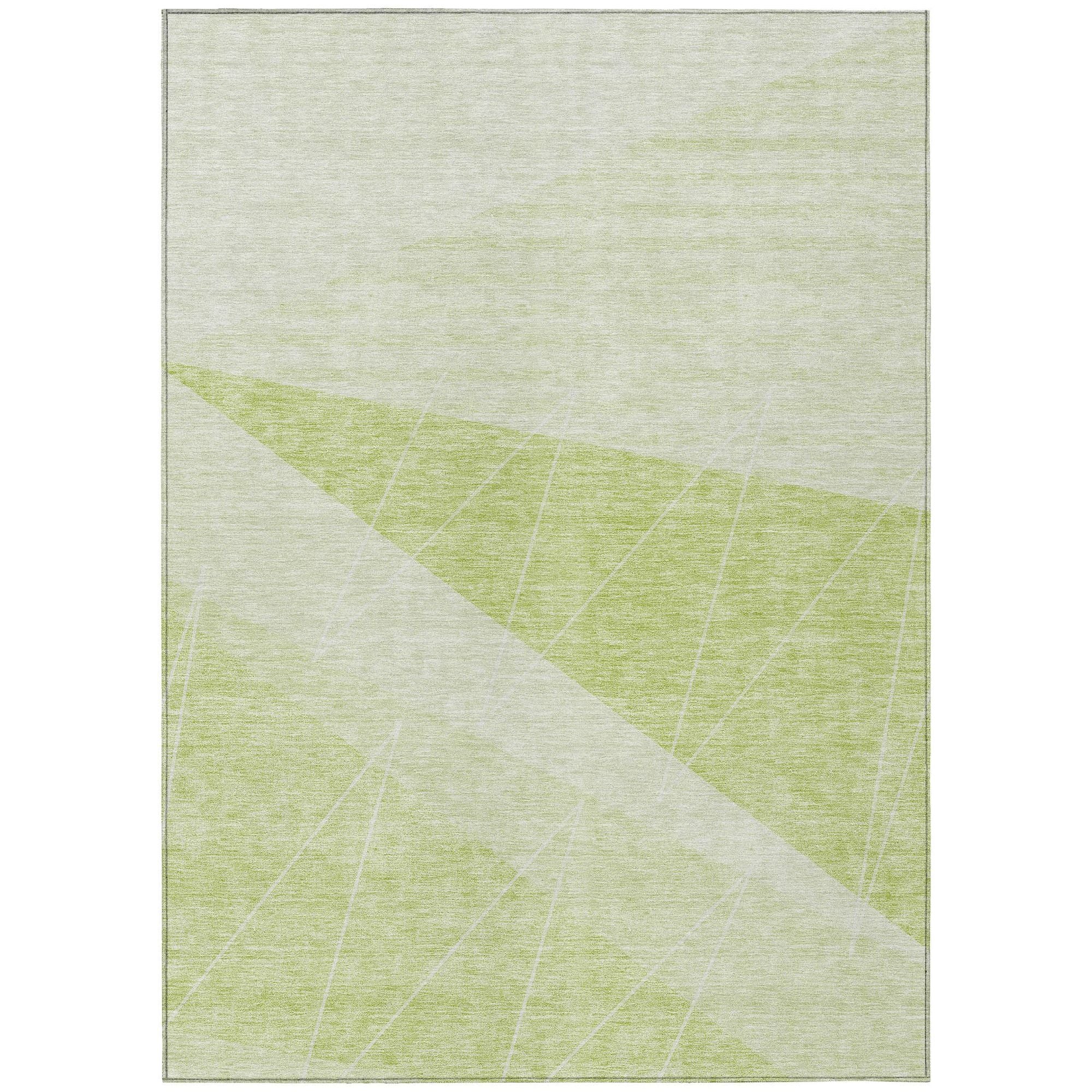 Machine Made ACN706 Aloe Green Rugs #color_aloe green