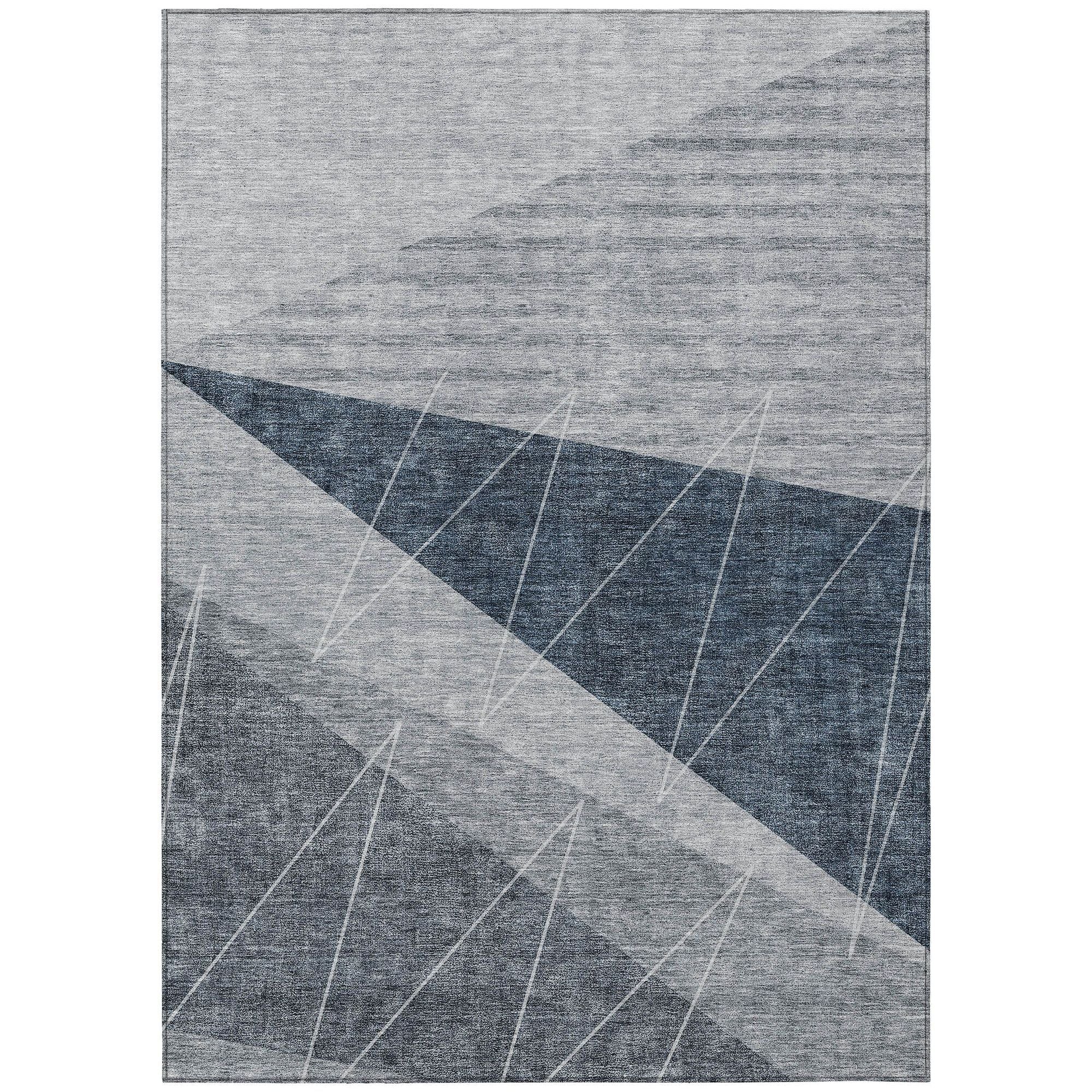 Machine Made ACN706 Charcoal Gray Rugs #color_charcoal gray