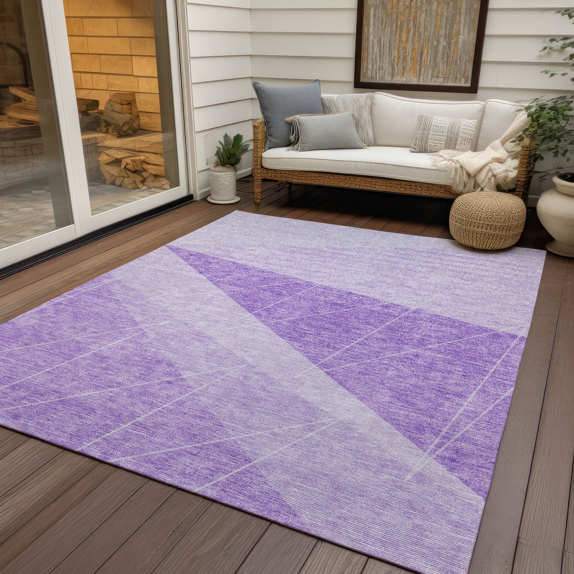 Machine Made ACN706 Lavender Purple Rugs #color_lavender purple