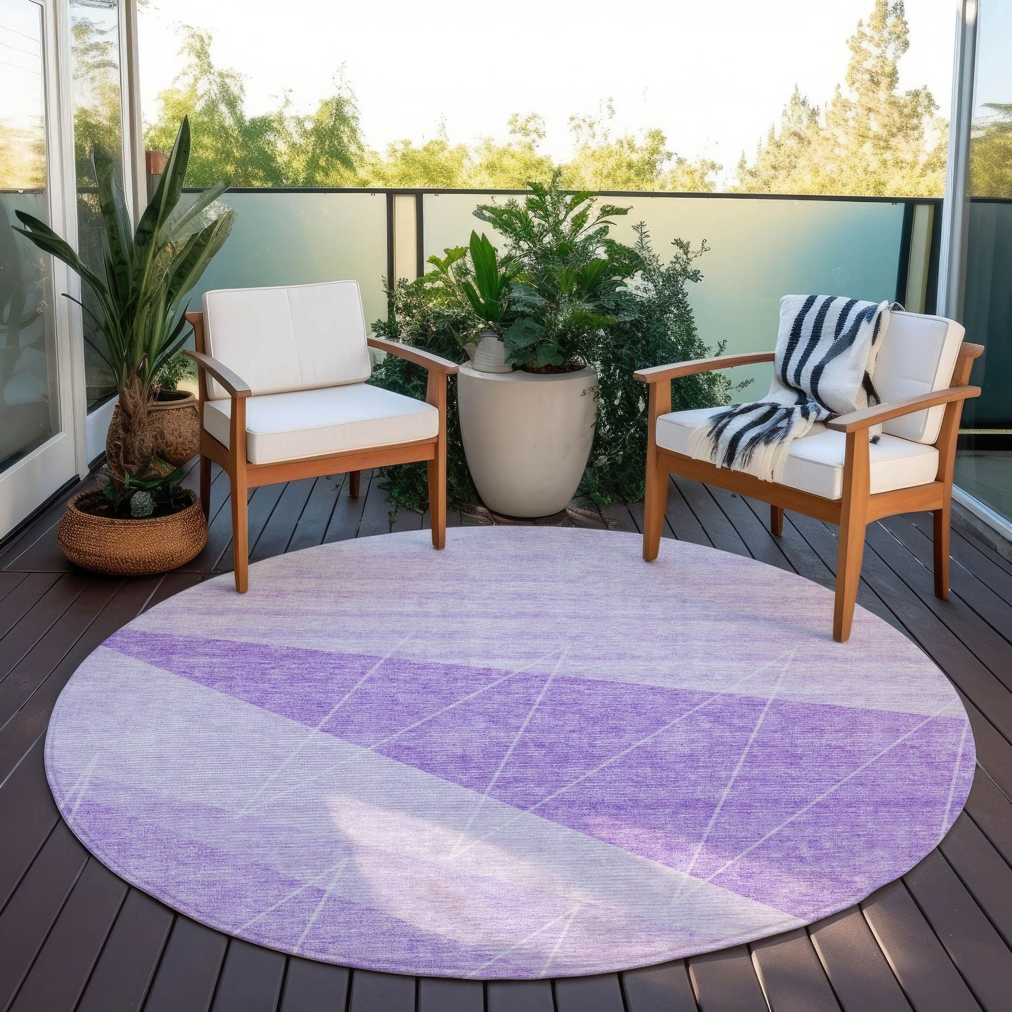 Machine Made ACN706 Lavender Purple Rugs #color_lavender purple