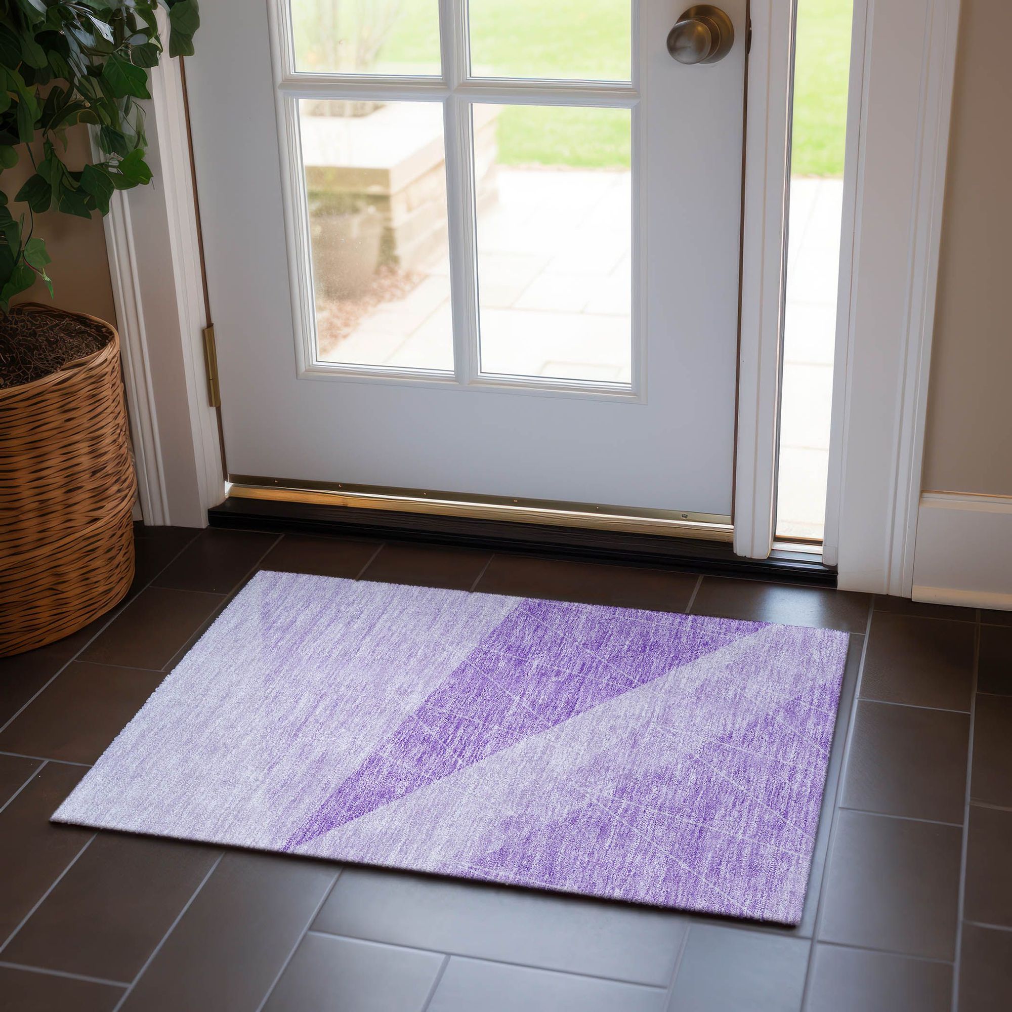 Machine Made ACN706 Lavender Purple Rugs #color_lavender purple