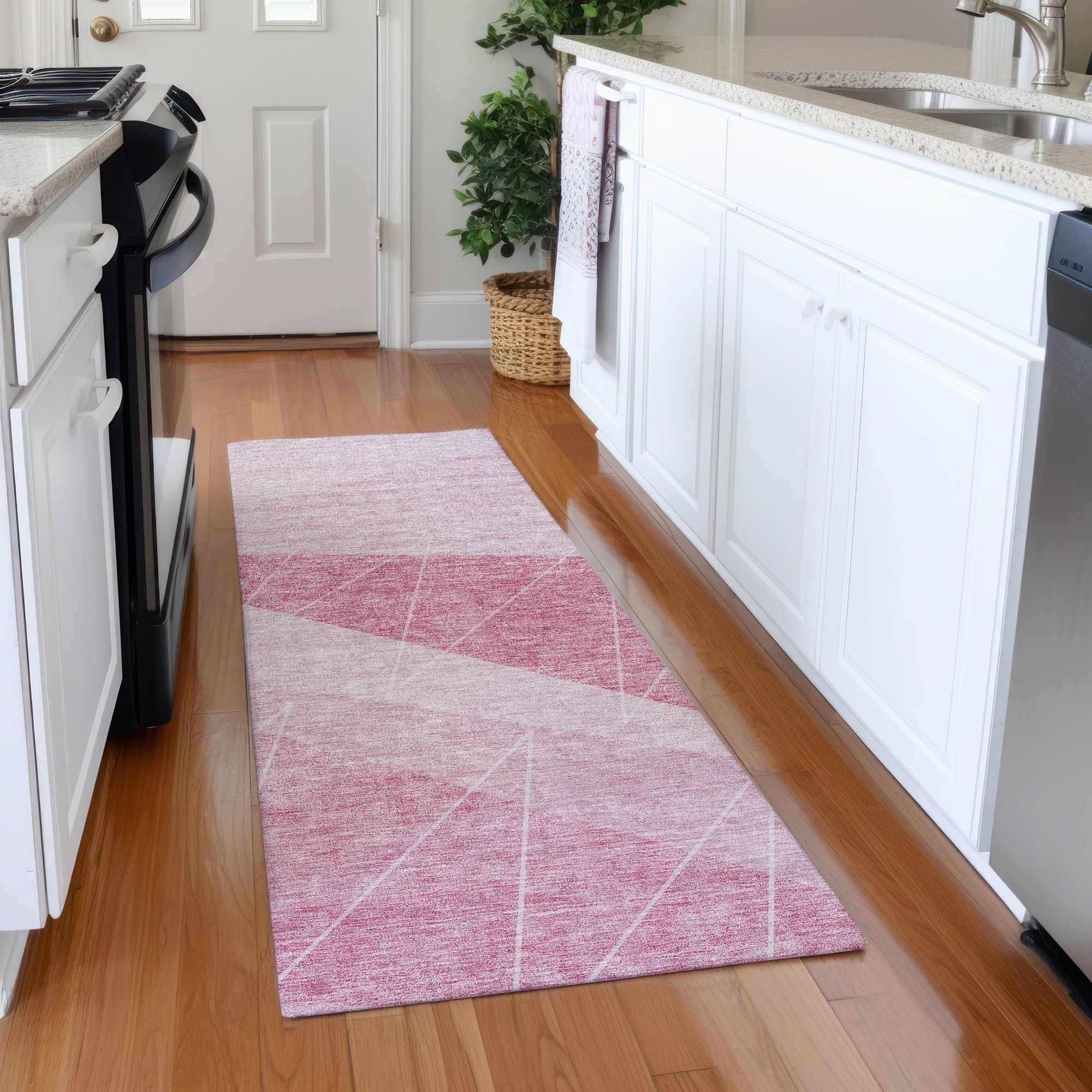 Machine Made ACN706 Pink  Rugs #color_pink 