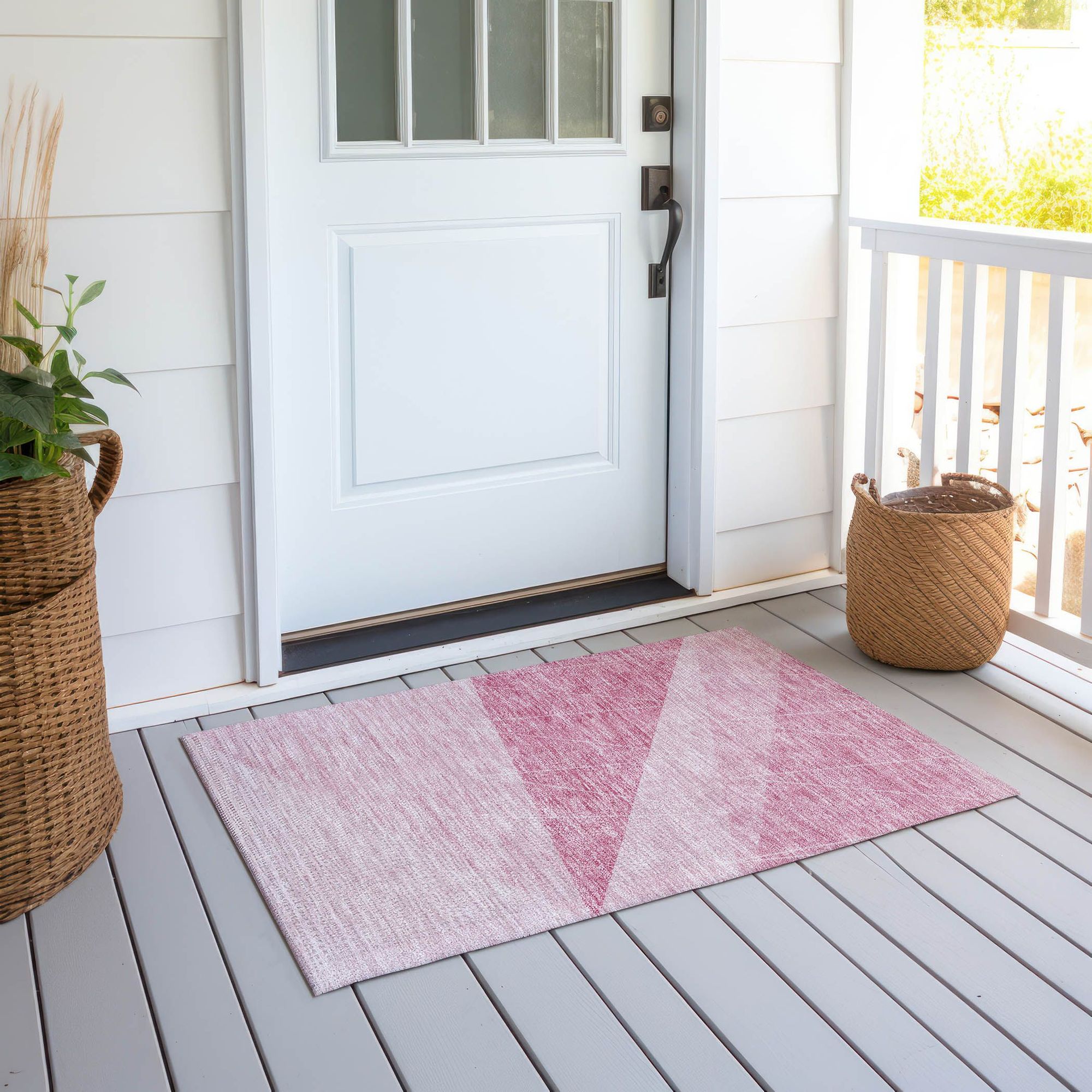 Machine Made ACN706 Pink  Rugs #color_pink 