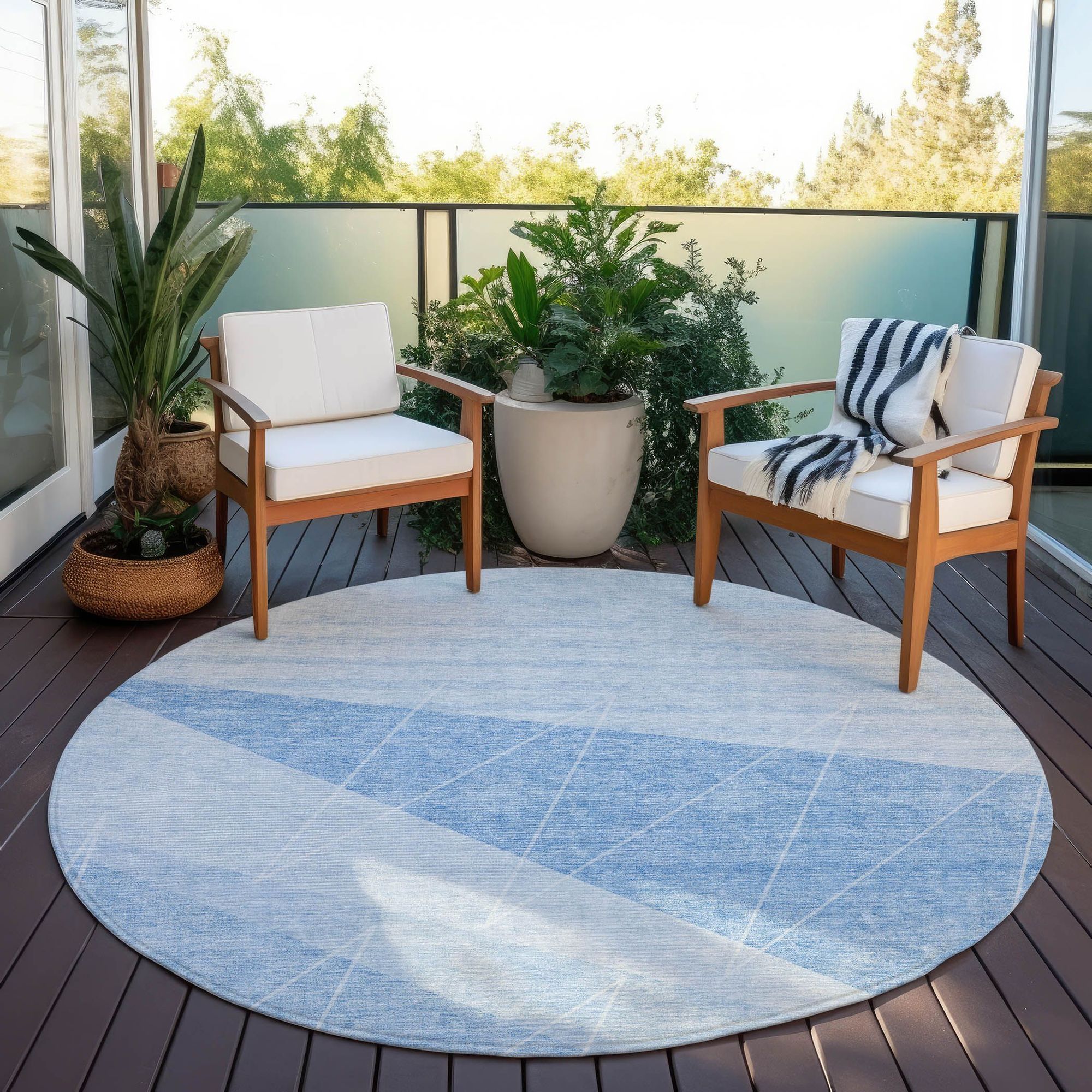 Machine Made ACN706 Sky Blue Rugs #color_sky blue