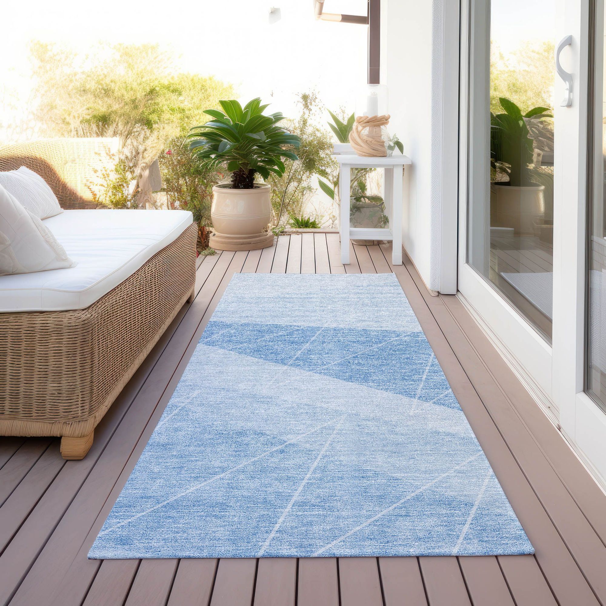 Machine Made ACN706 Sky Blue Rugs #color_sky blue