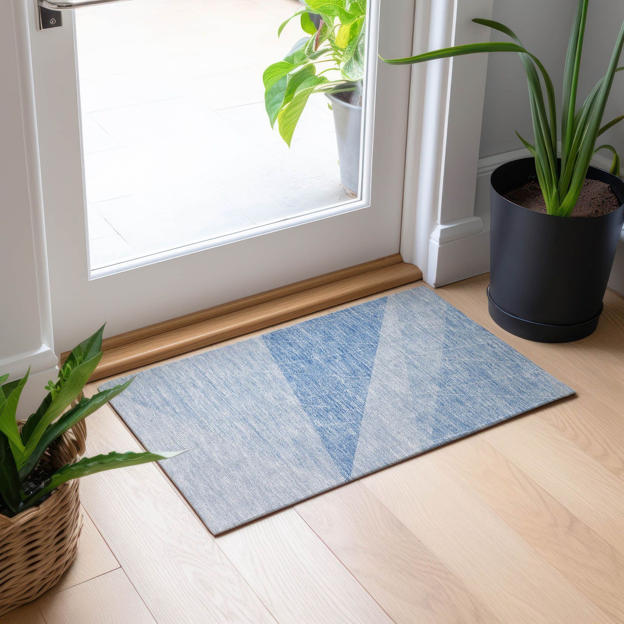 Machine Made ACN706 Sky Blue Rugs #color_sky blue