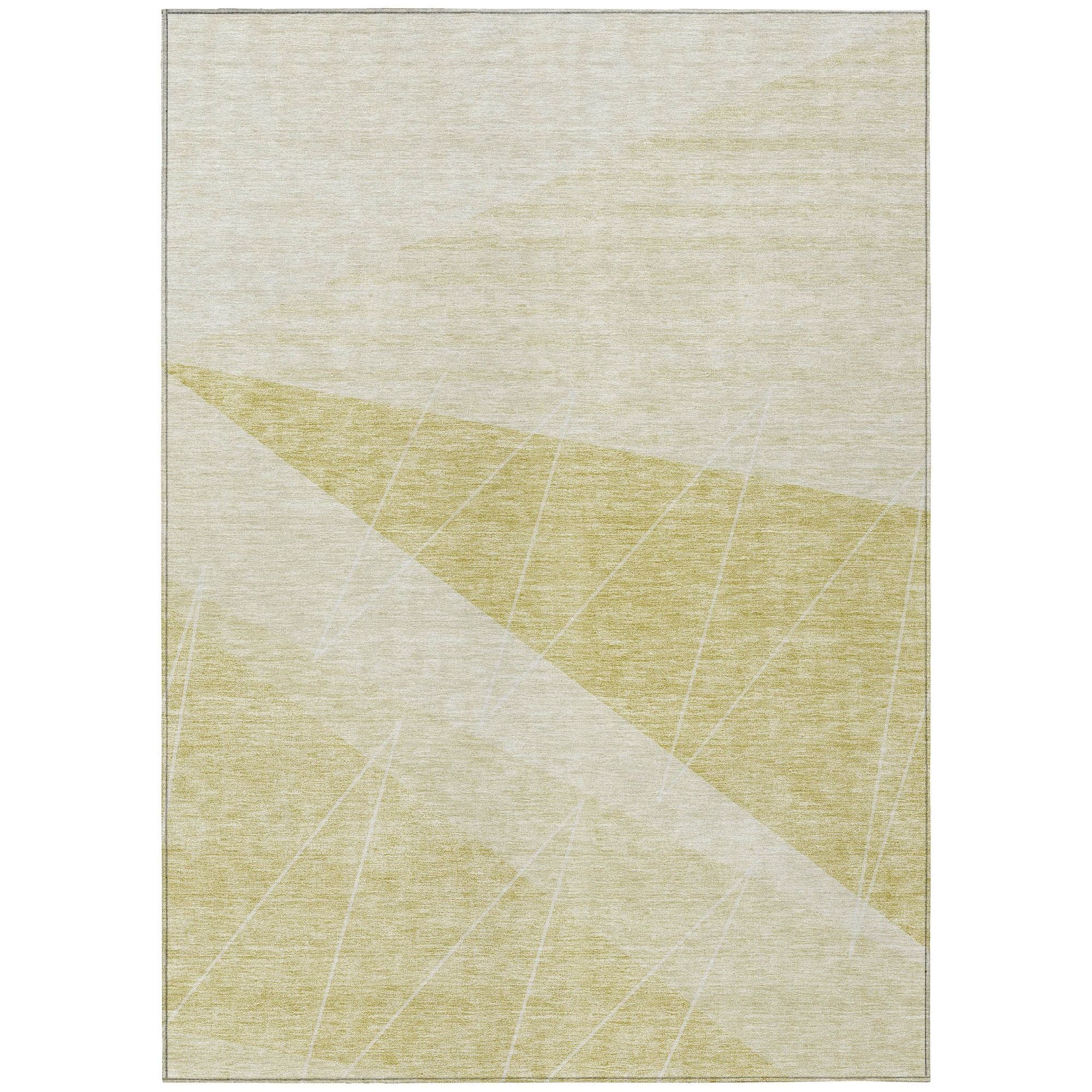 Machine Made ACN706 Wheat Gold Rugs #color_wheat gold