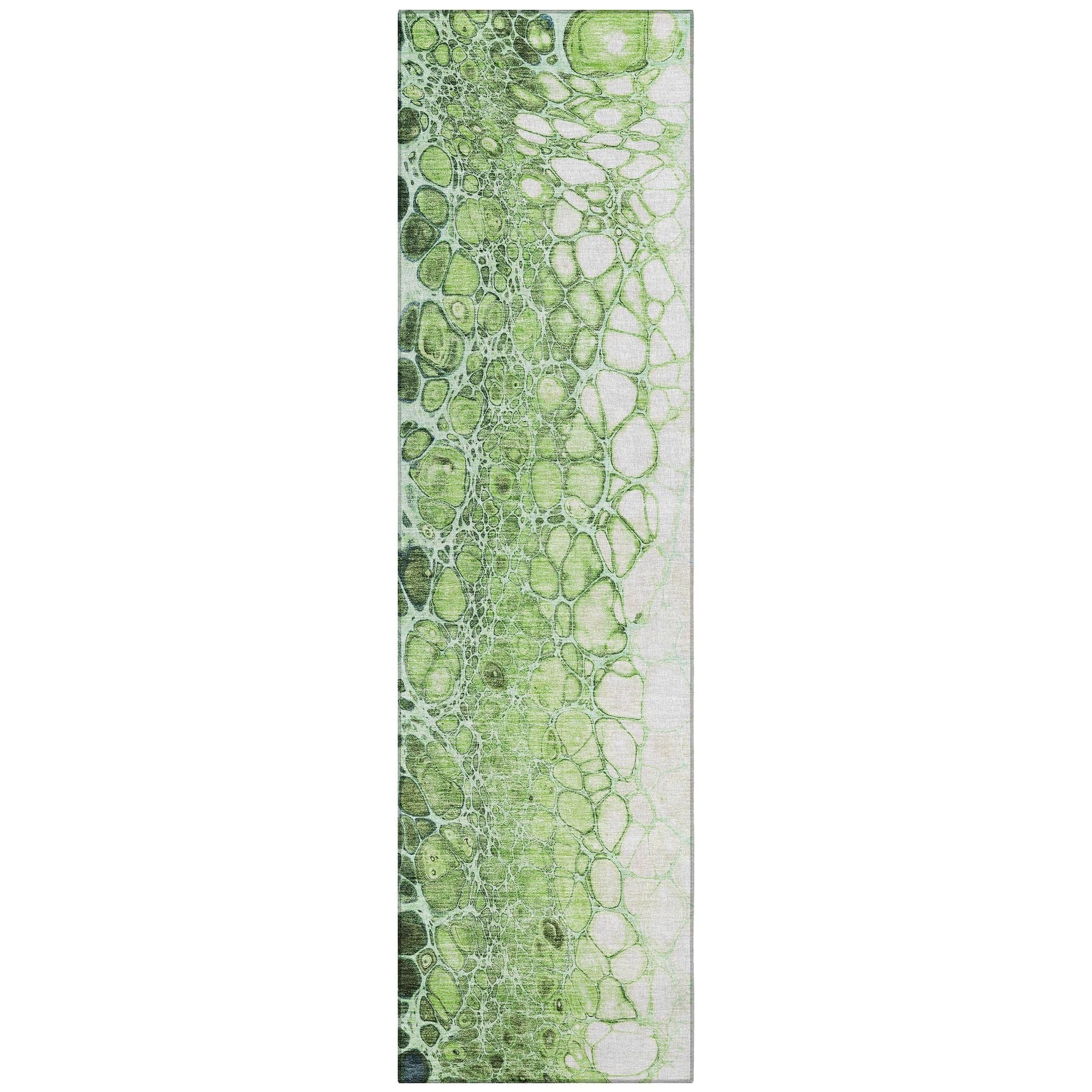 Machine Made ACN707 Aloe Green Rugs #color_aloe green