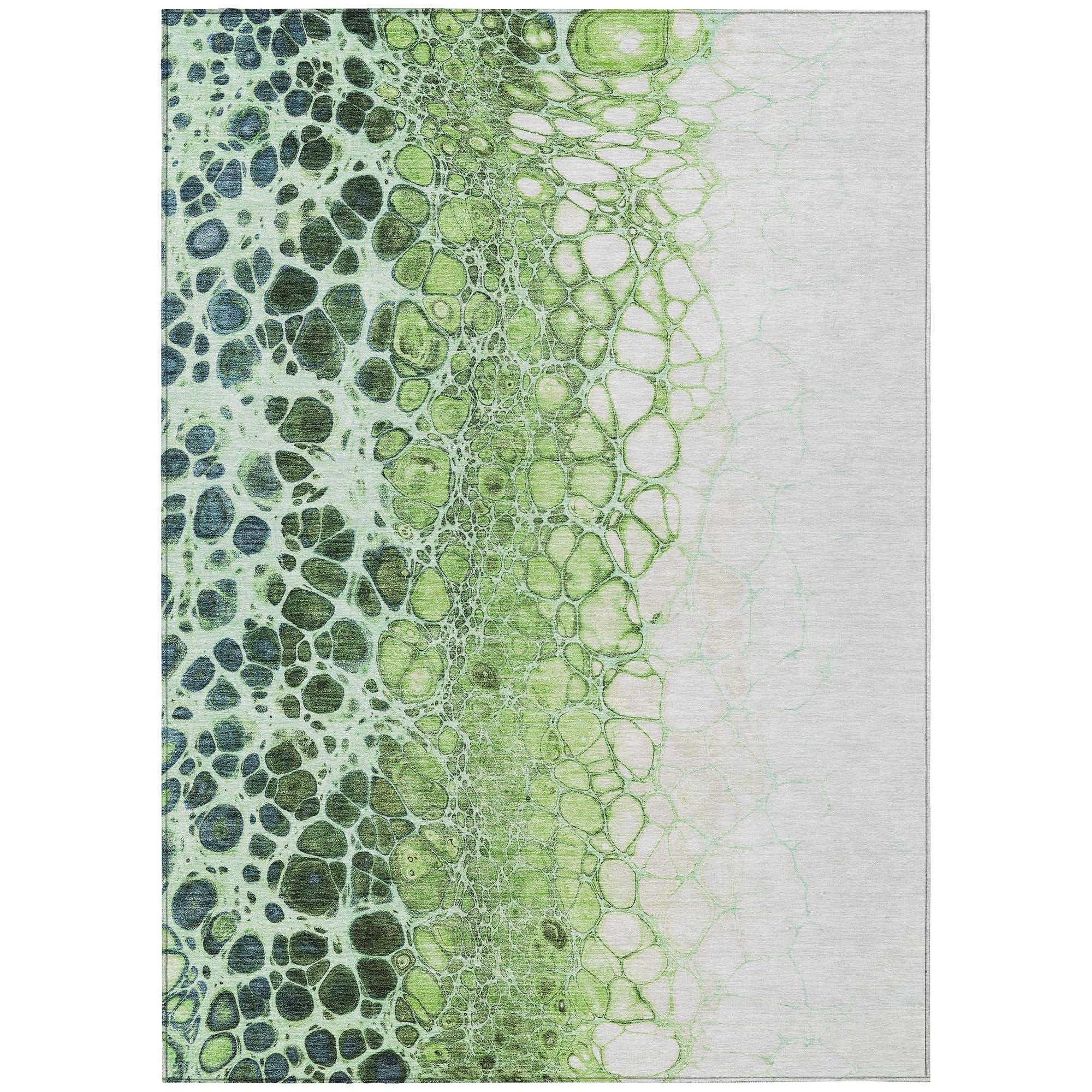 Machine Made ACN707 Aloe Green Rugs #color_aloe green