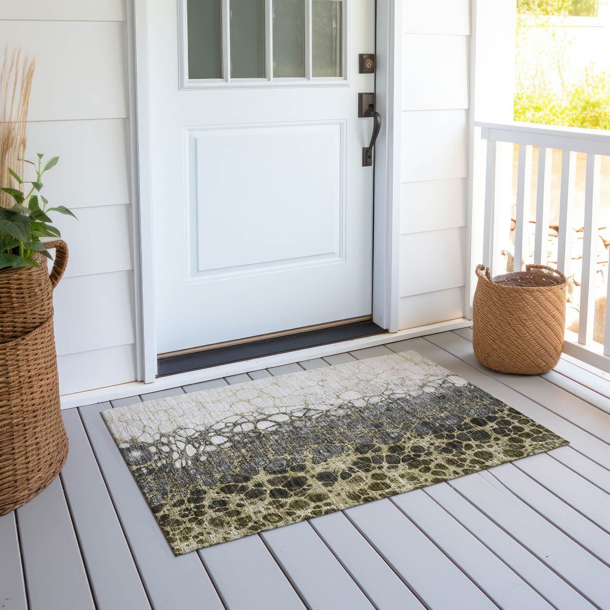 Machine Made ACN707 Beige Brown Rugs #color_beige brown