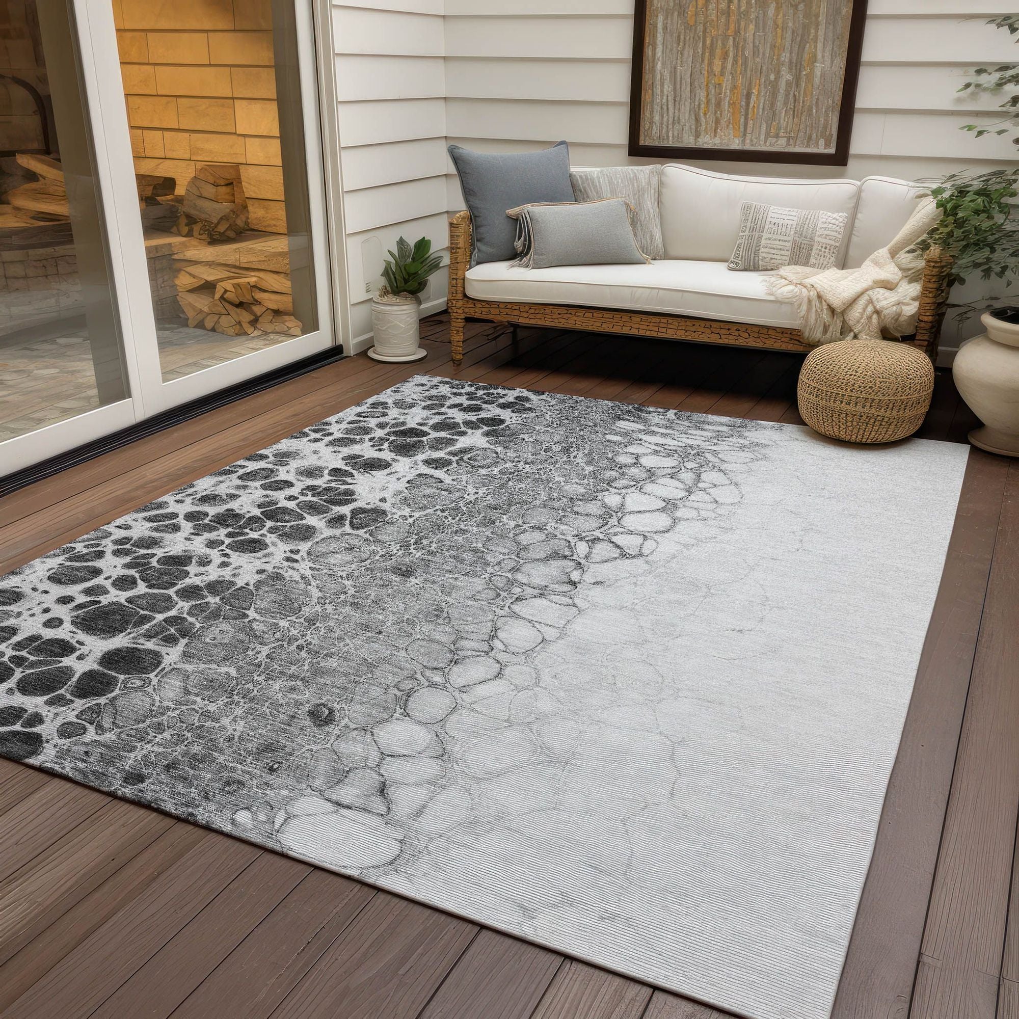 Machine Made ACN707 Gray  Rugs #color_gray 