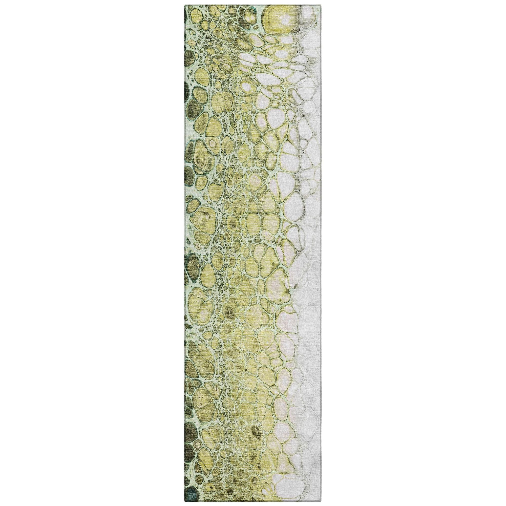 Machine Made ACN707 Olive Green Rugs #color_olive green