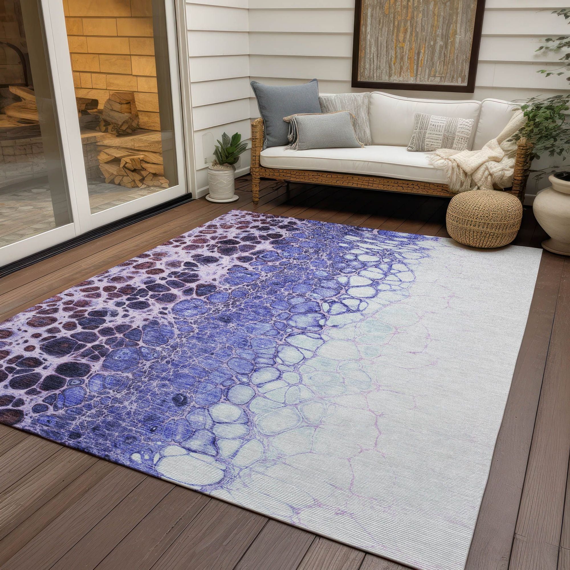 Machine Made ACN707 Purple  Rugs #color_purple 