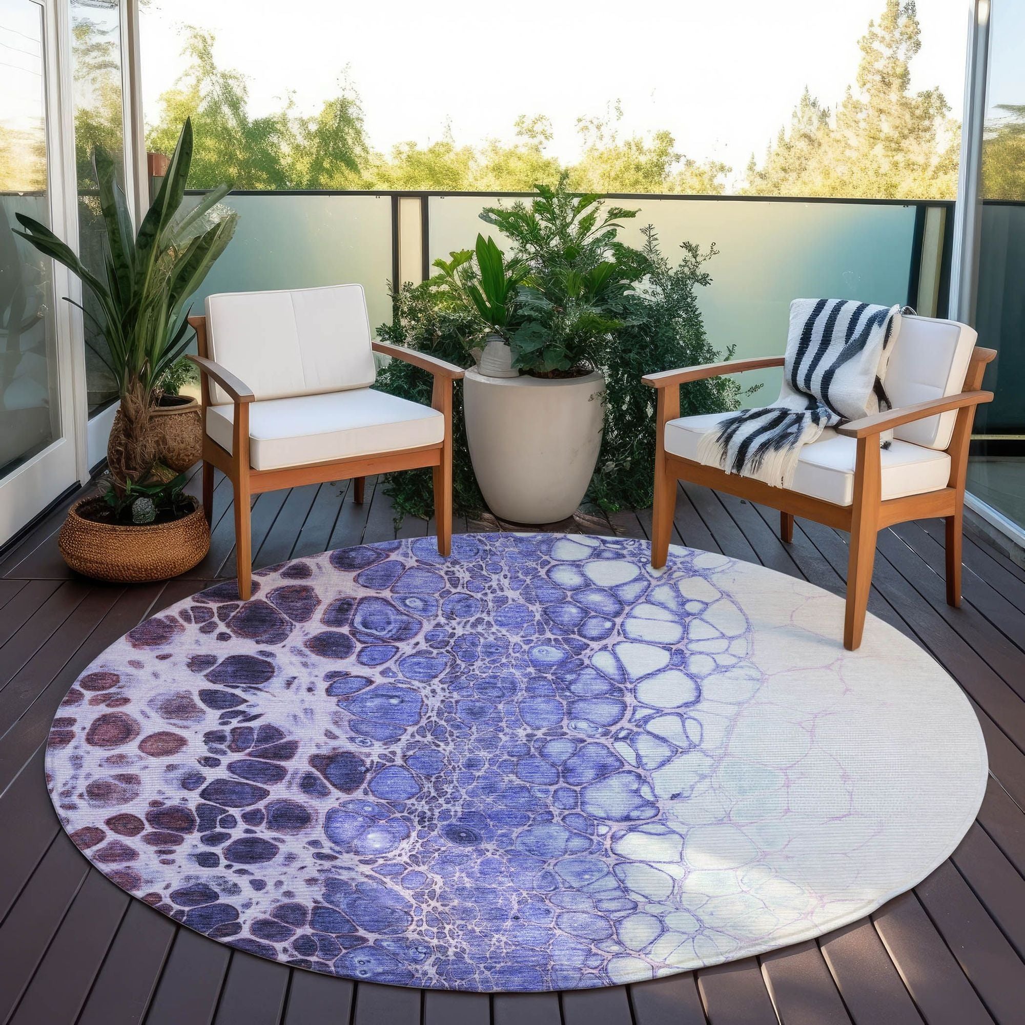 Machine Made ACN707 Purple  Rugs #color_purple 