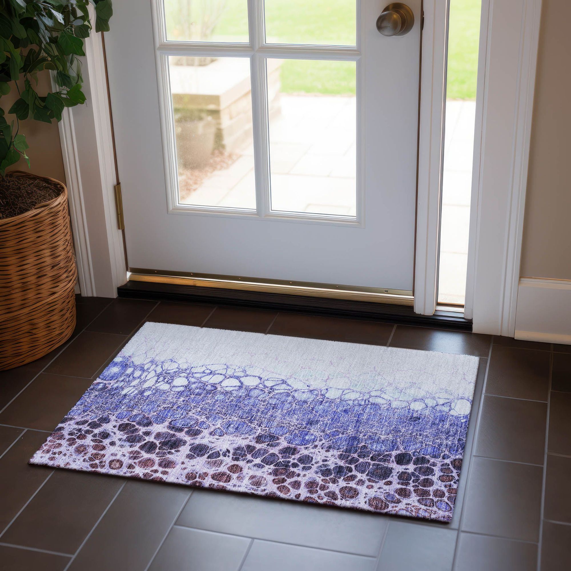 Machine Made ACN707 Purple  Rugs #color_purple 