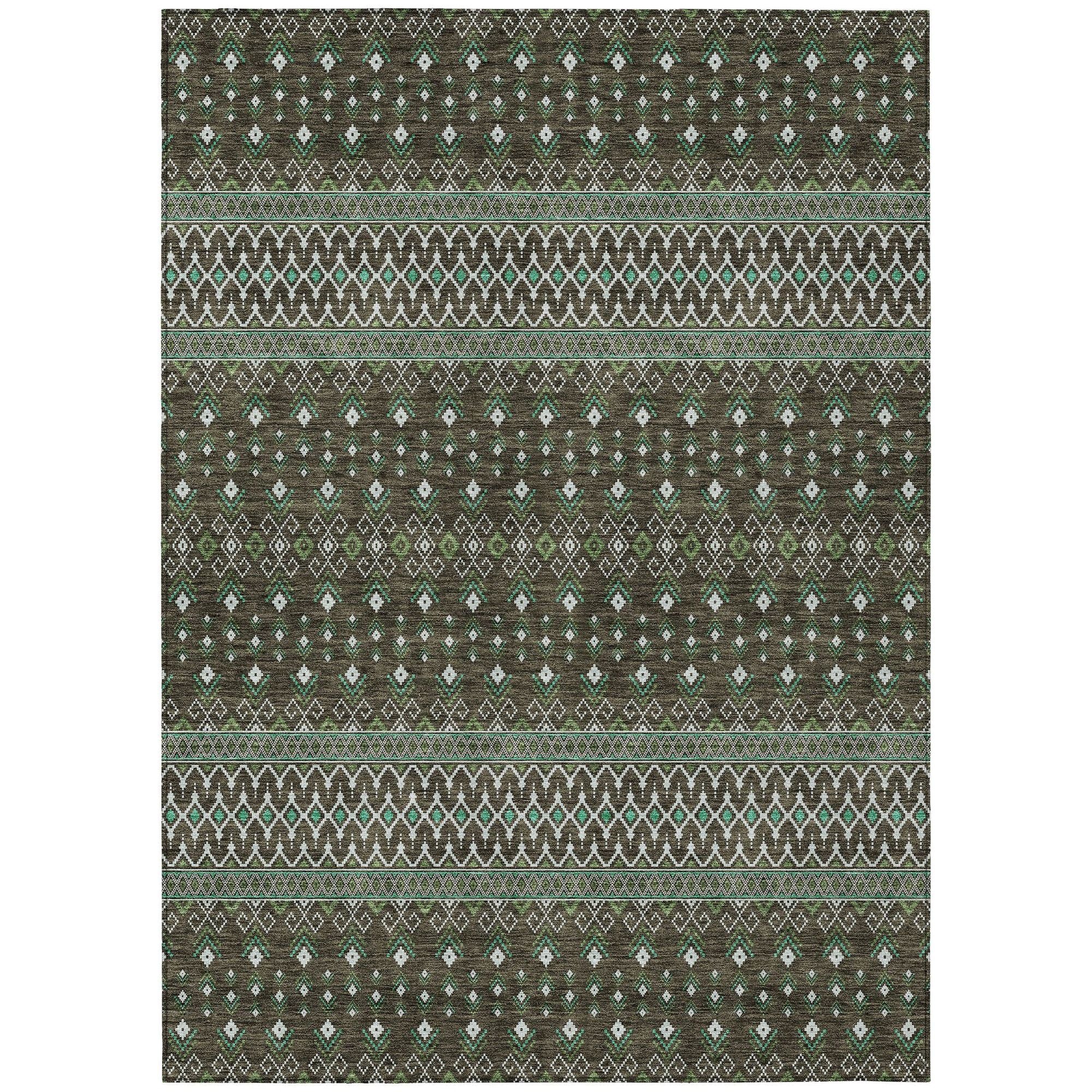 Machine Made ACN708 Brown  Rugs #color_brown 