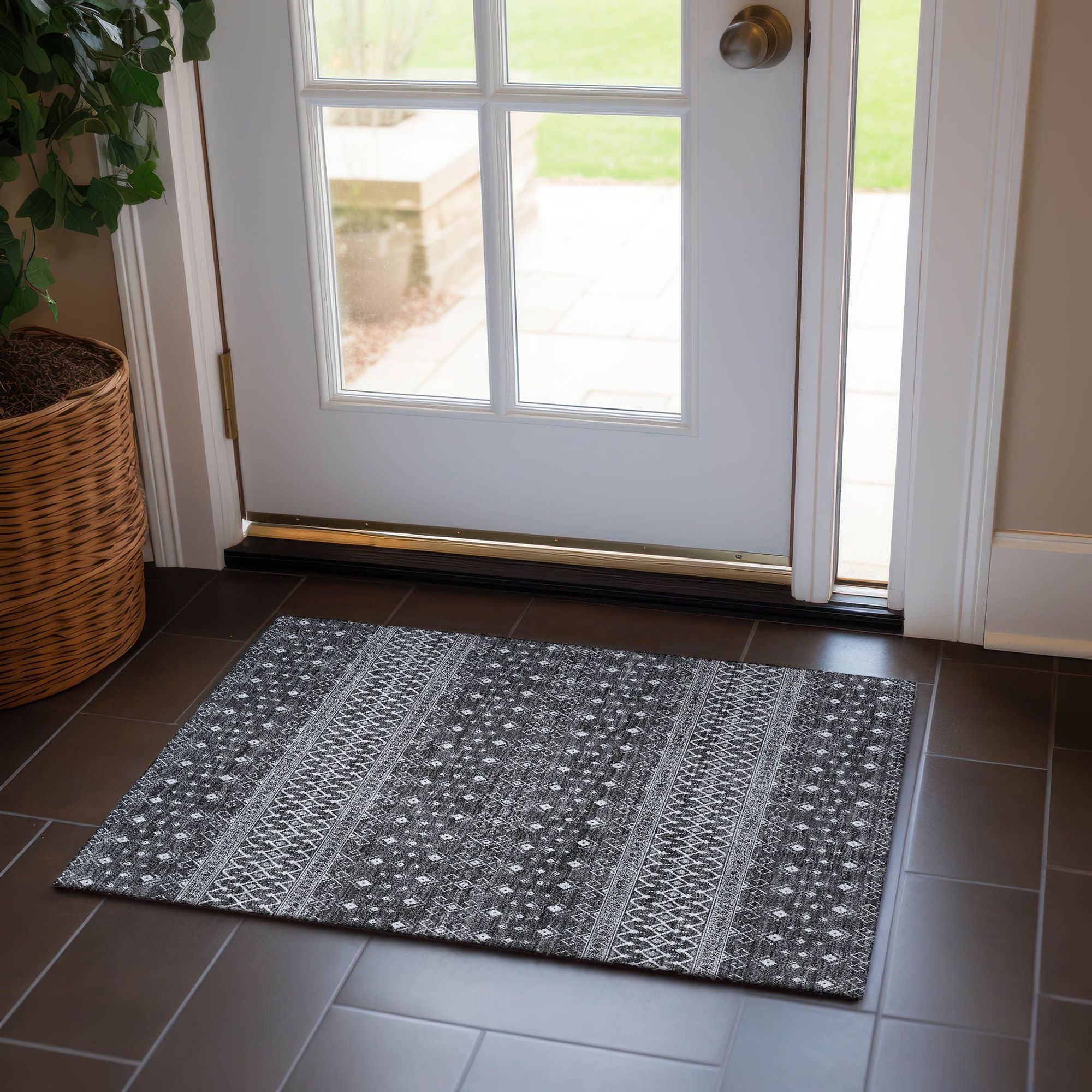 Machine Made ACN708 Gray  Rugs #color_gray 