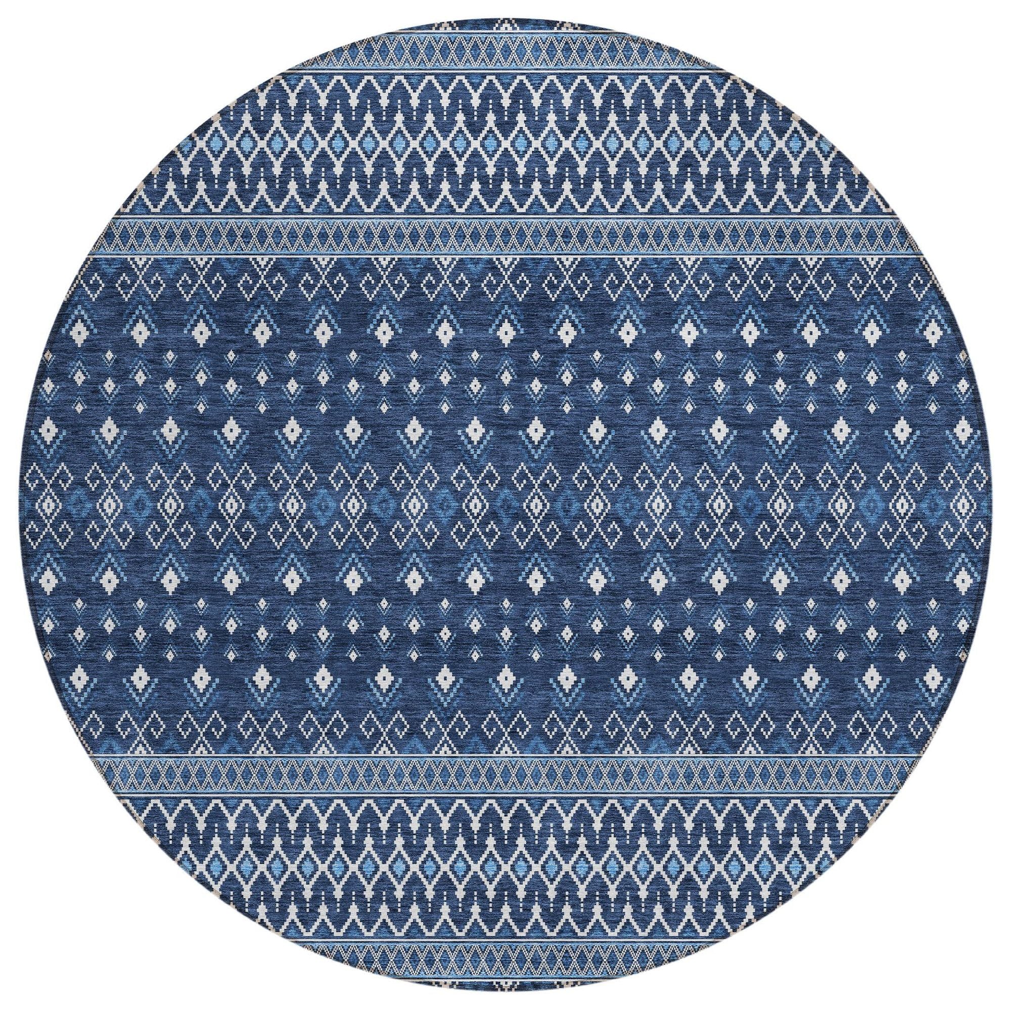 Machine Made ACN708 Navy Blue Rugs #color_navy blue