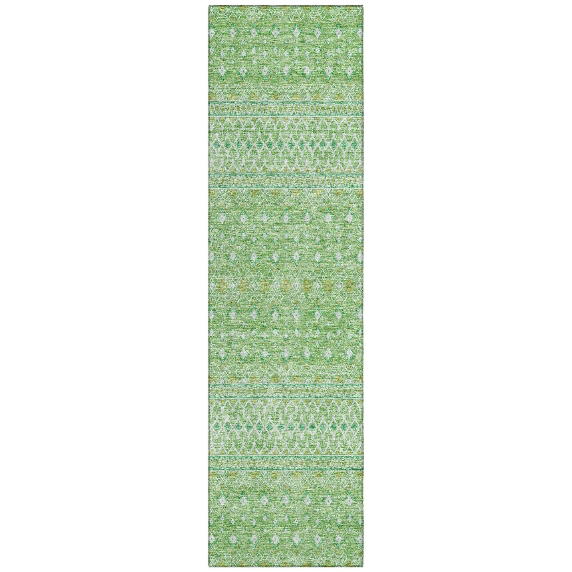 Machine Made ACN709 Aloe Green Rugs #color_aloe green